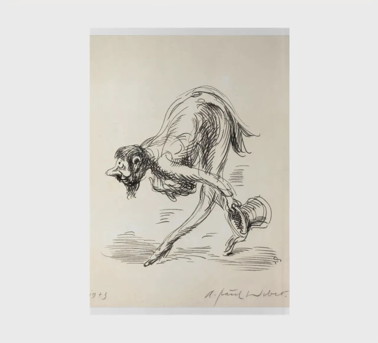 man with a hunched posture notebook by pleceng shope