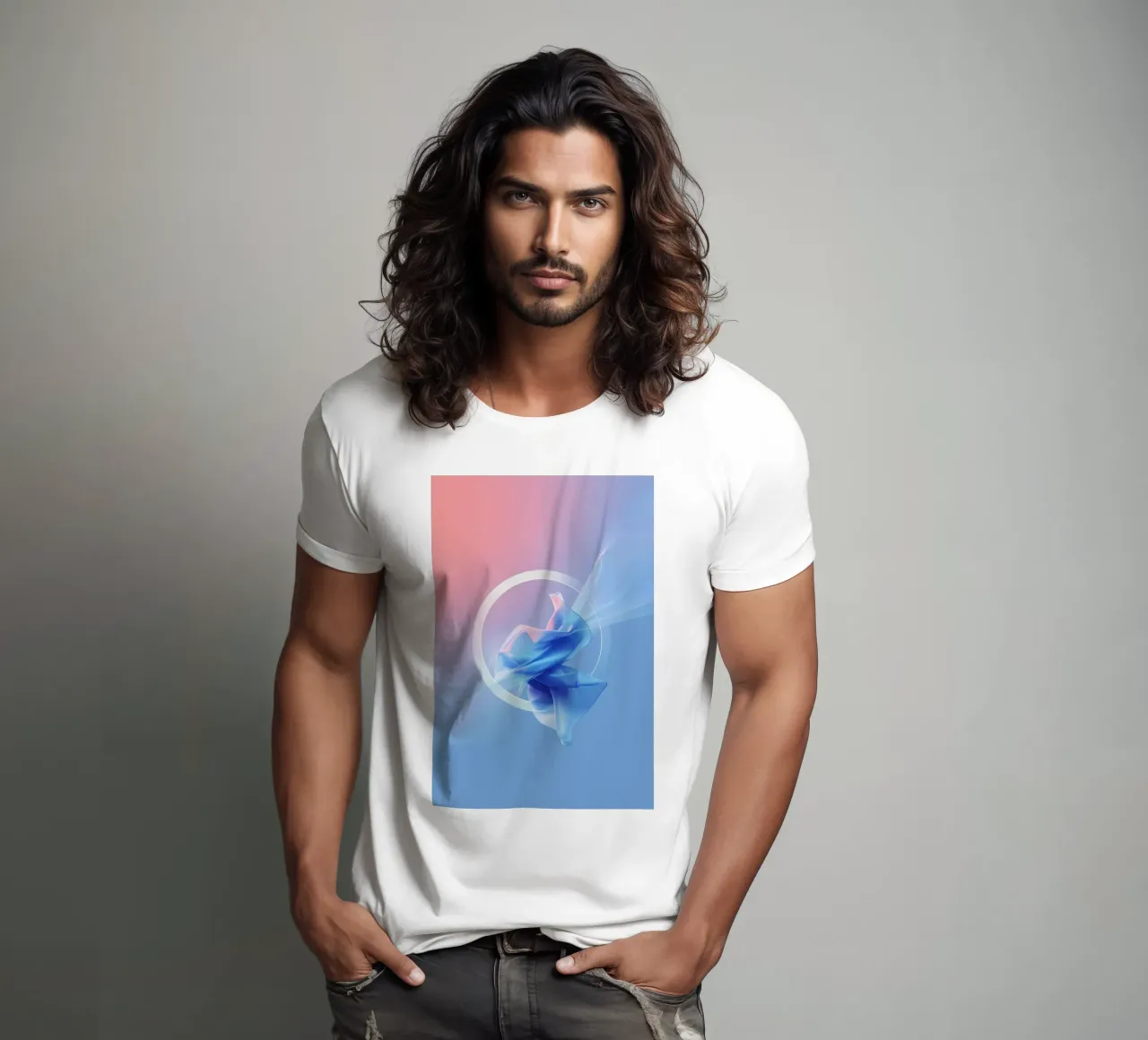 Silk circle t-shirt da LeDieg
