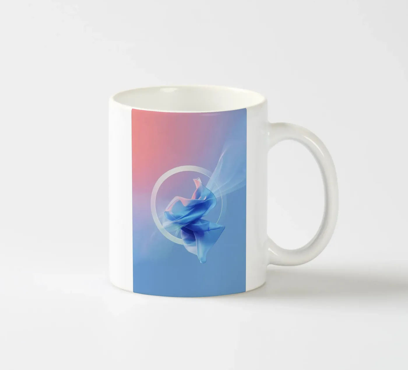 Silk circle ceramic mug by LeDieg