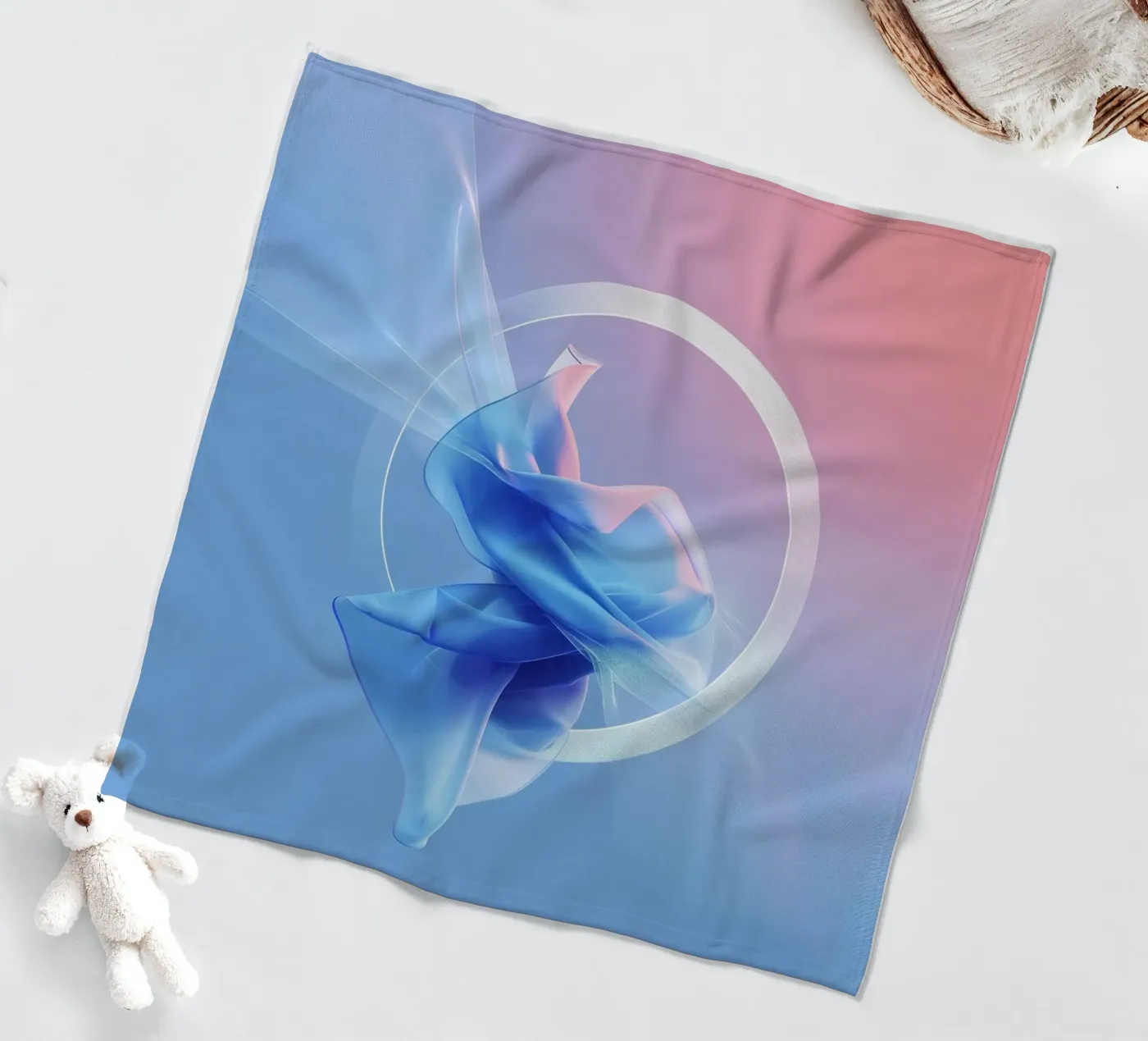 Silk circle fleecedeken van LeDieg