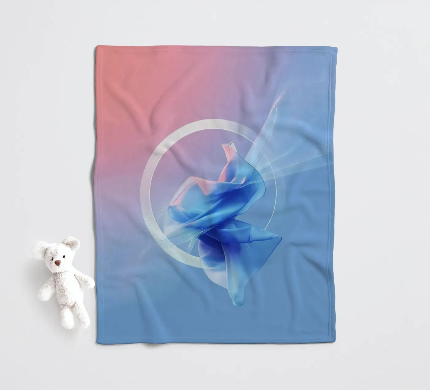Silk circle fleecedeken van LeDieg