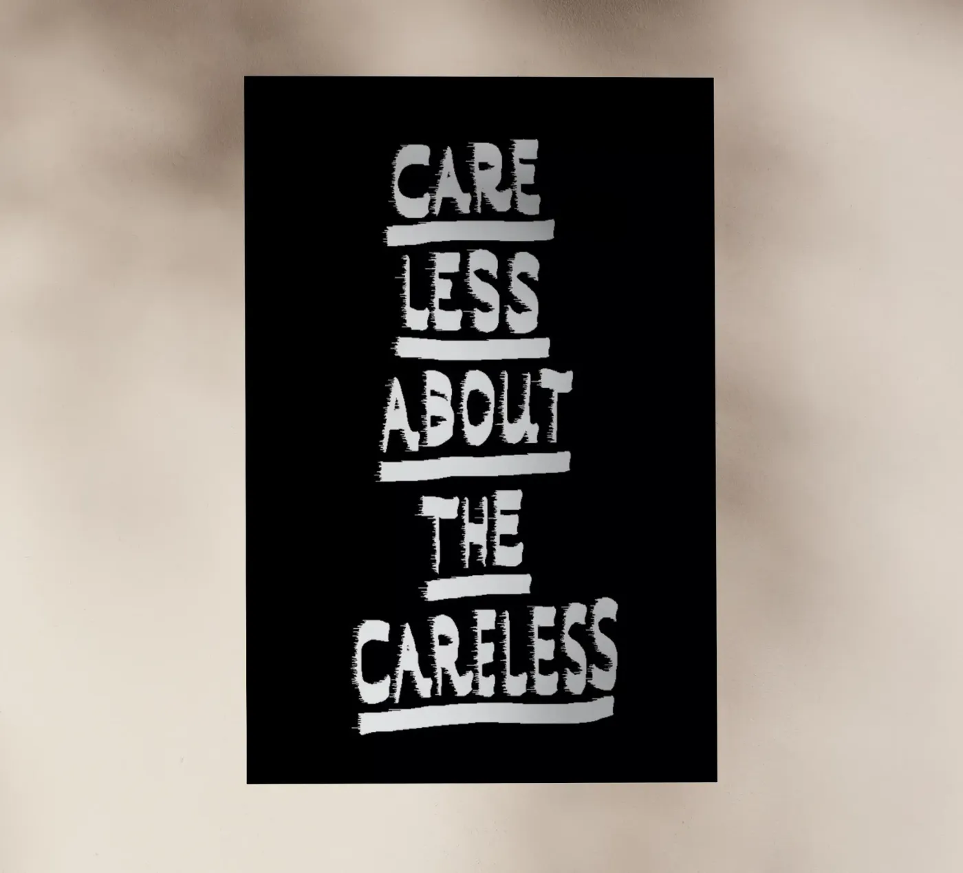 Careless backlit folie van Herzette