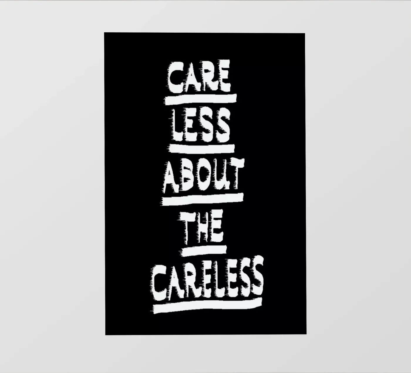 Careless backlit folie van Herzette