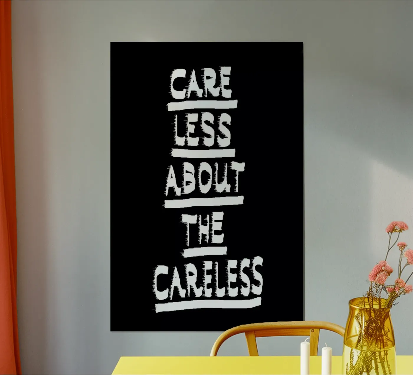 Careless Poster von Herzette