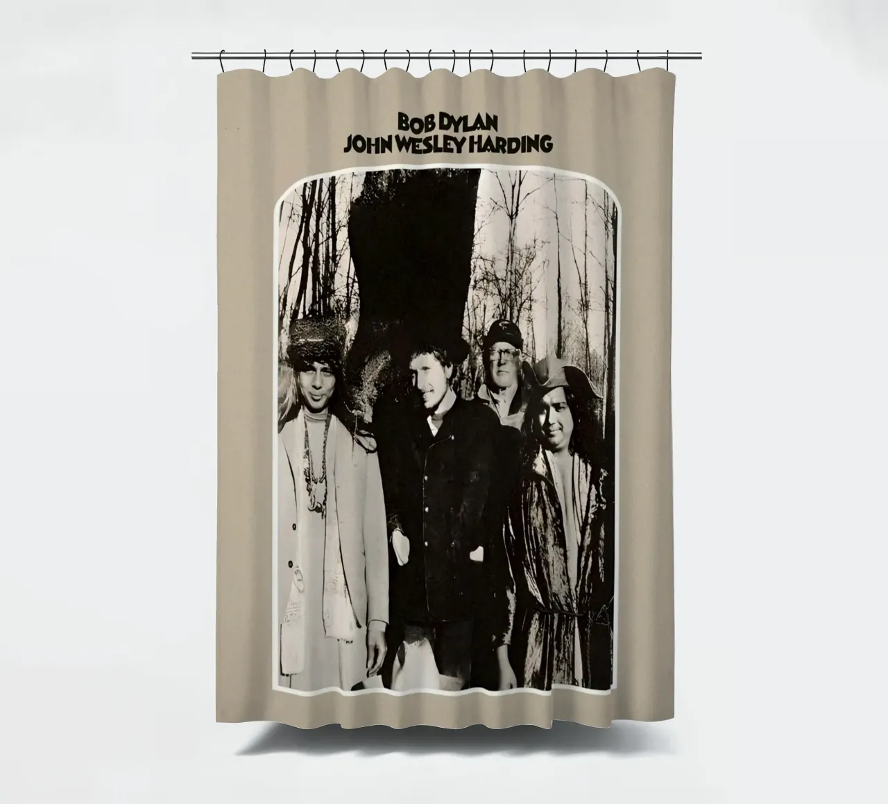 Parole avvolte nella musica tenda da doccia da xerico