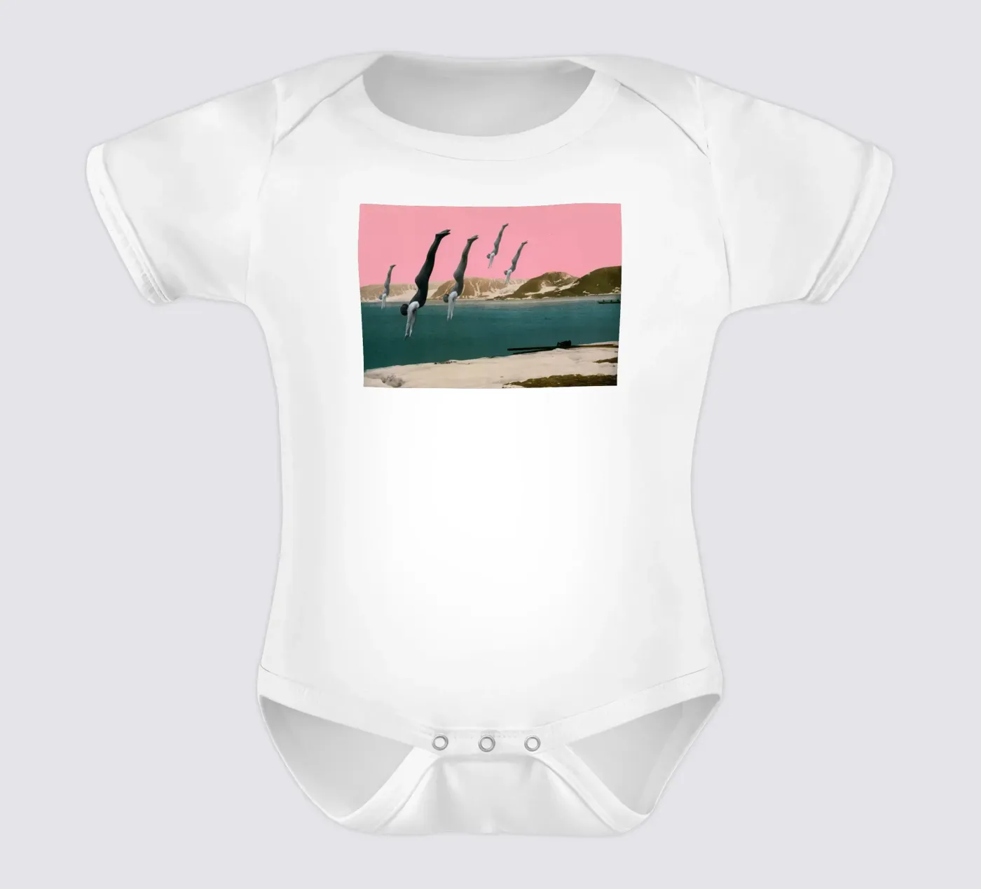 Dive body neonato maniche corte da Cassia Beck Collage