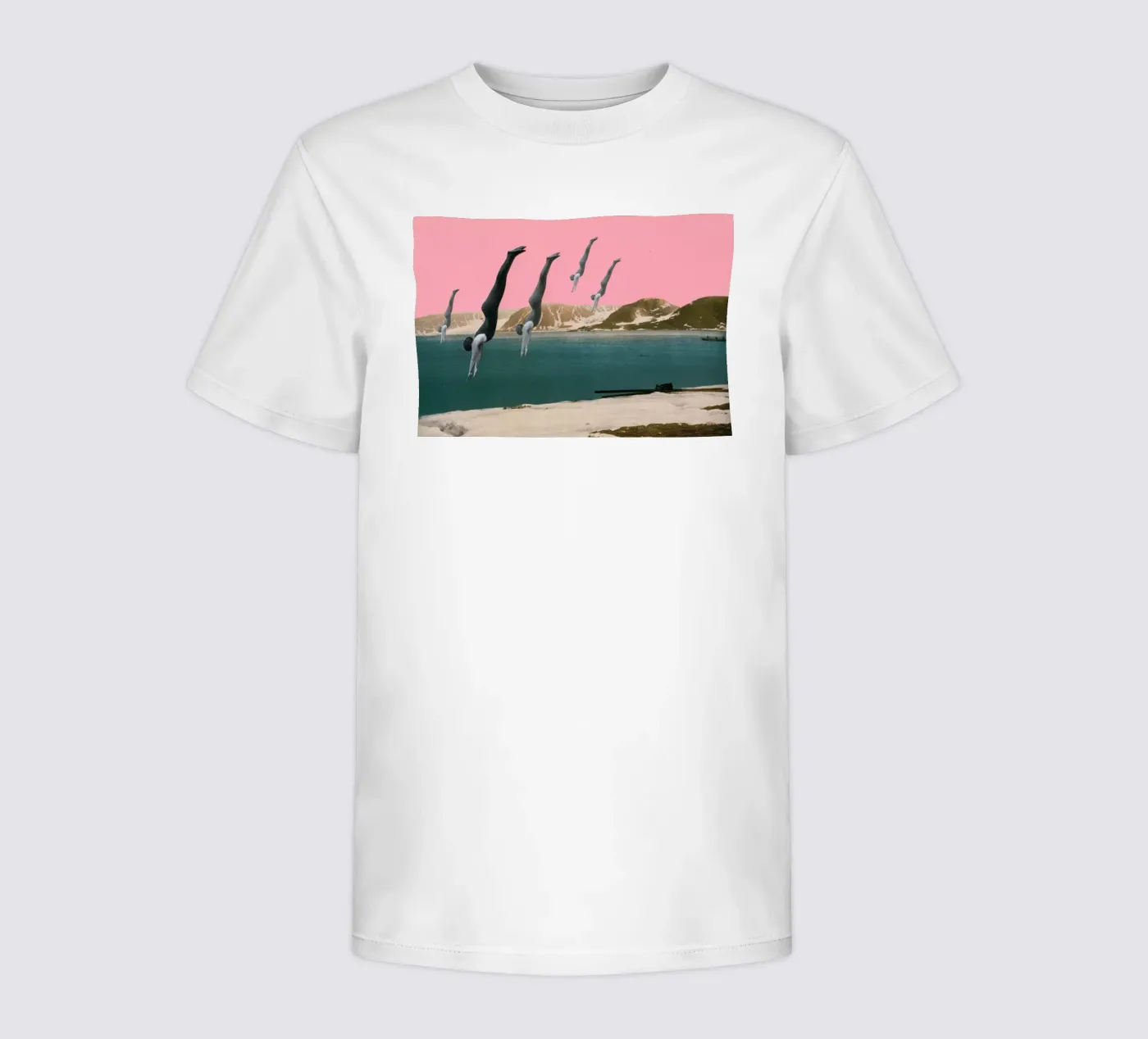 Dive t-shirt bambini da Cassia Beck Collage
