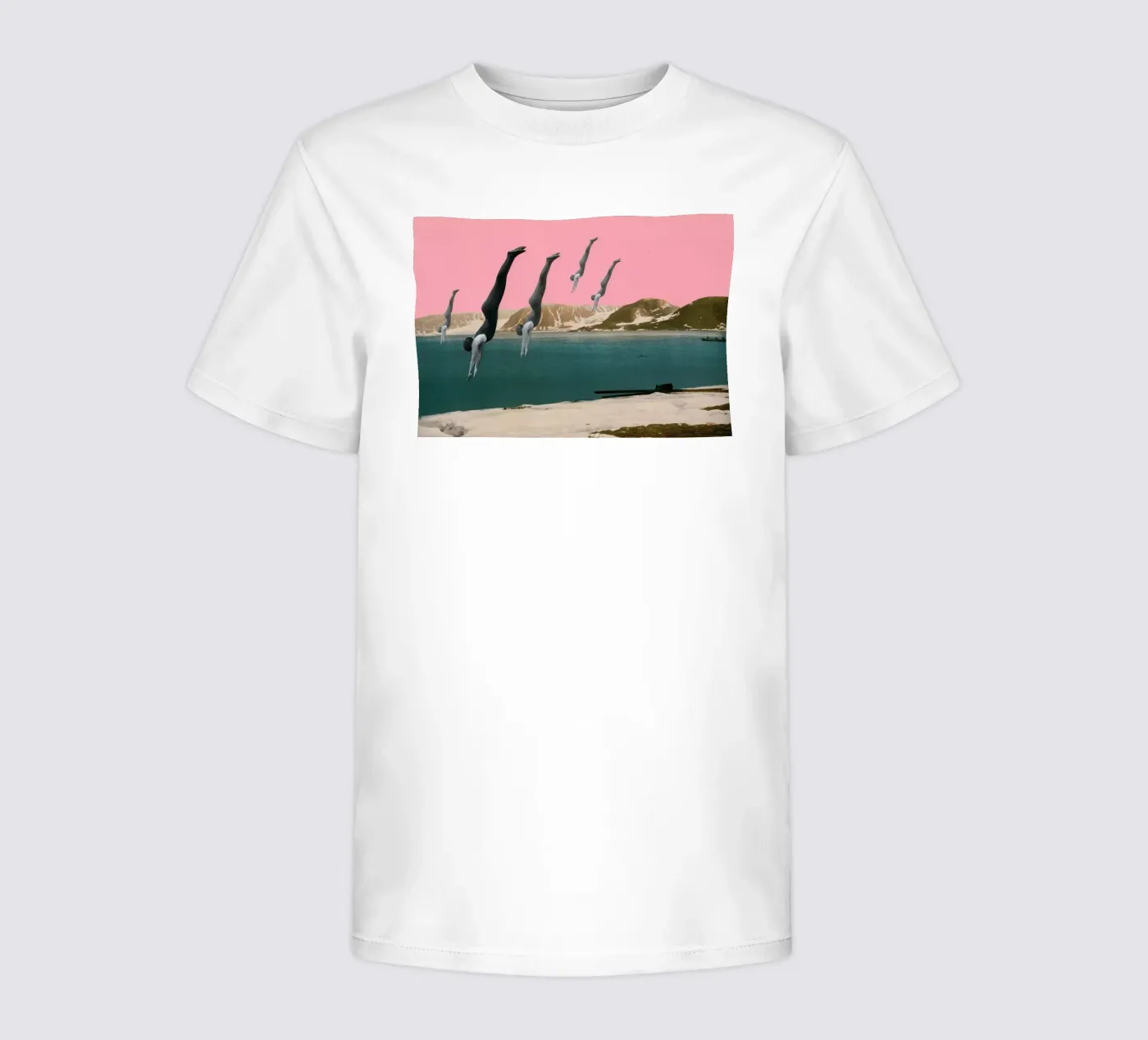 Dive t-shirt bambini da Cassia Beck Collage