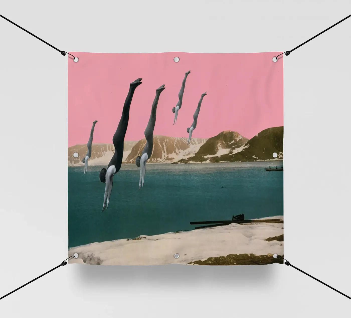 Plongée bâche pvc de Cassia Beck Collage