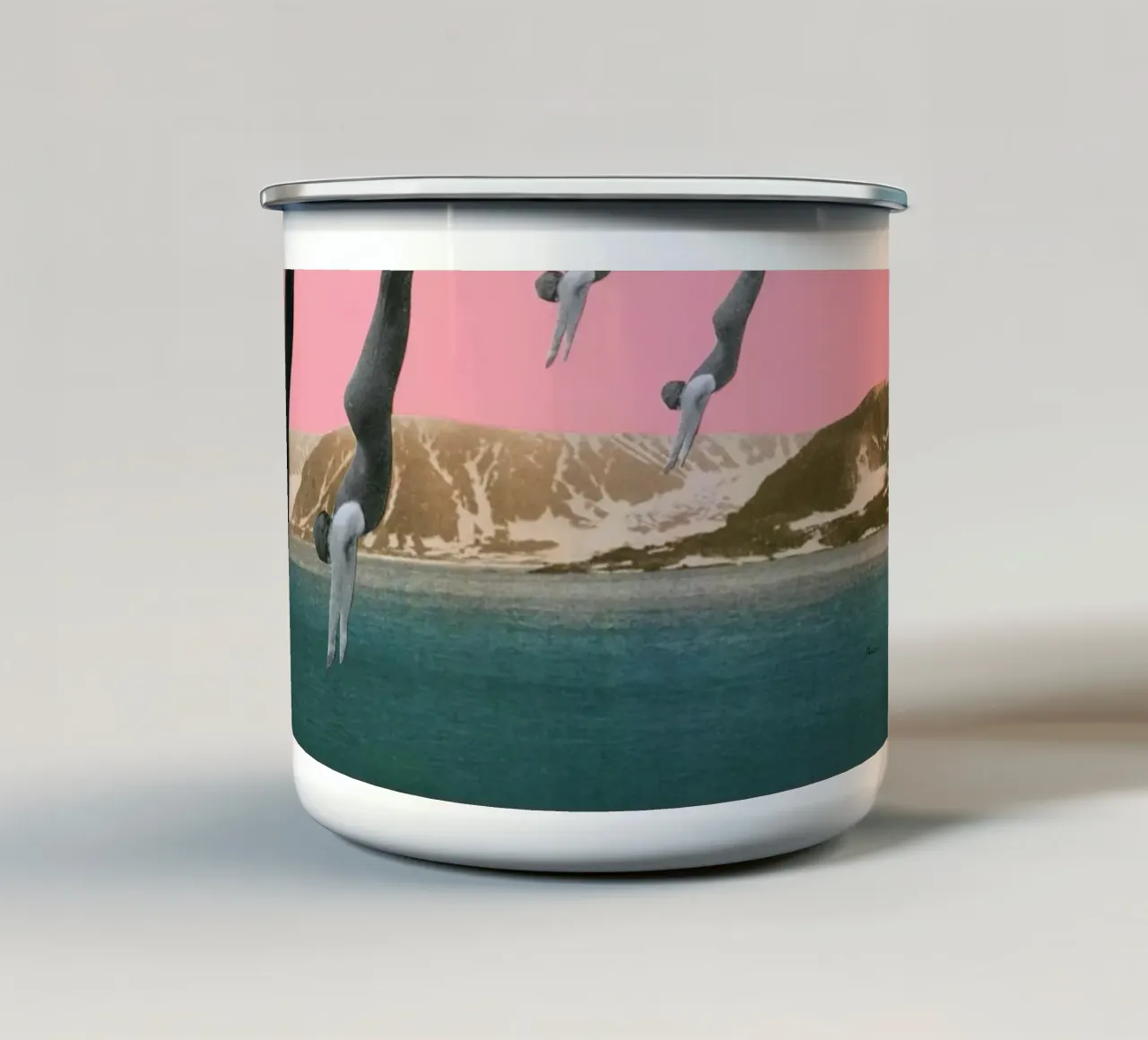 Immersione tazza in smalto da Cassia Beck Collage