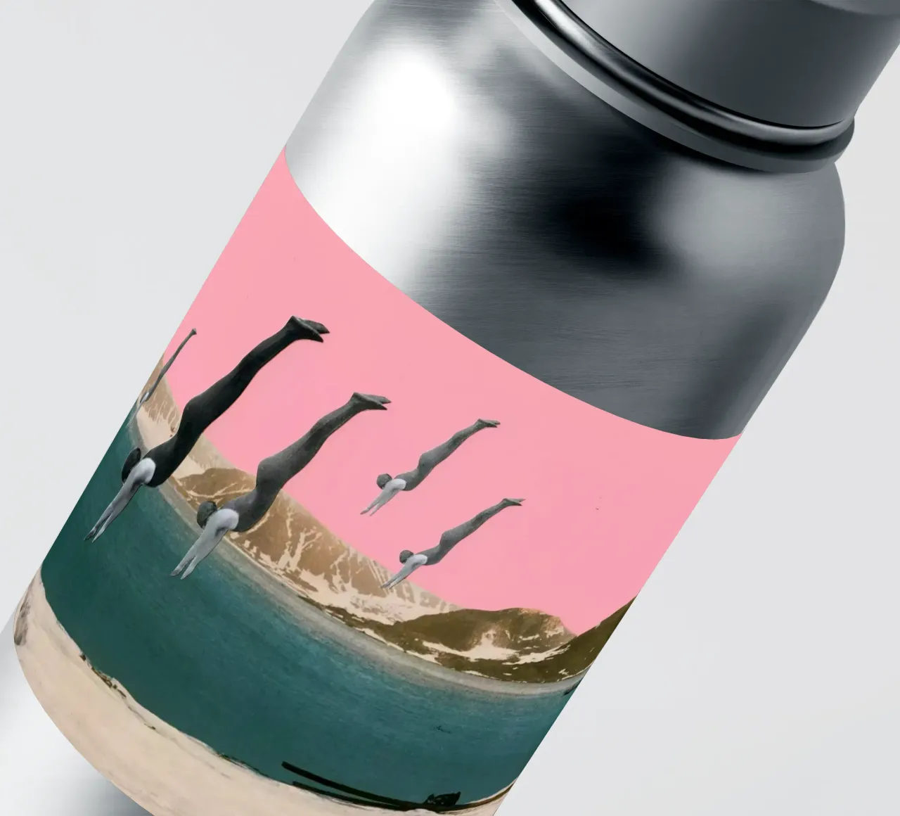 Dive sticker by Cassia Beck Collage