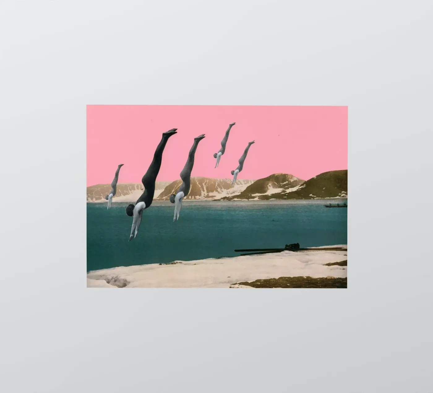 Plongée autocollant de Cassia Beck Collage