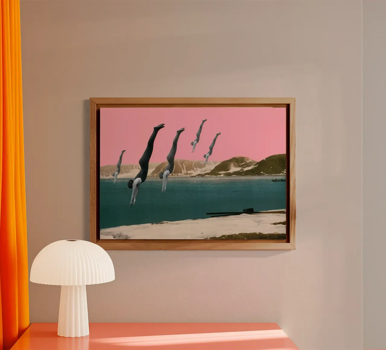 Dive forex plate by Cassia Beck Collage