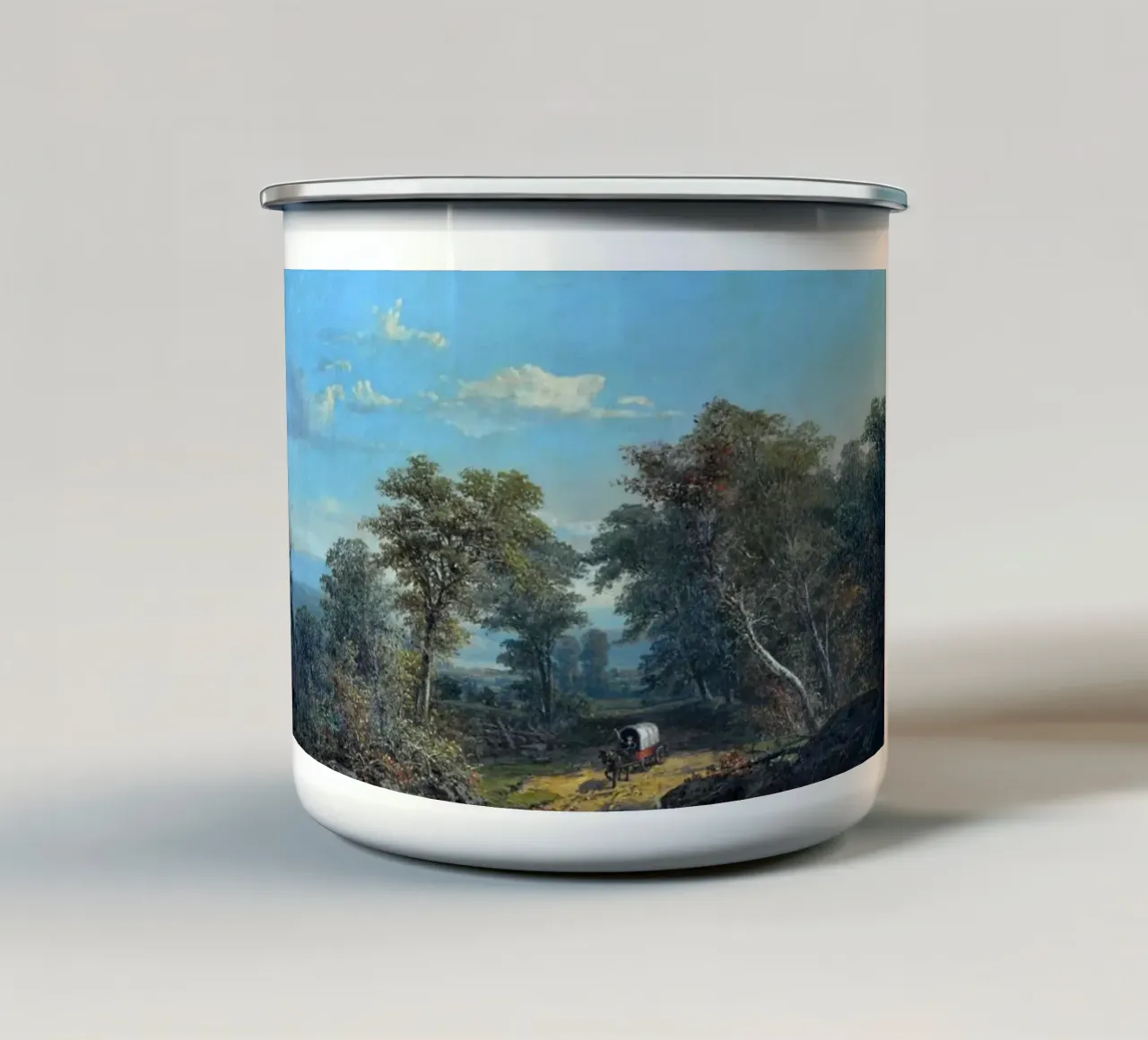 cielo sereno tazza in smalto da pleceng shope