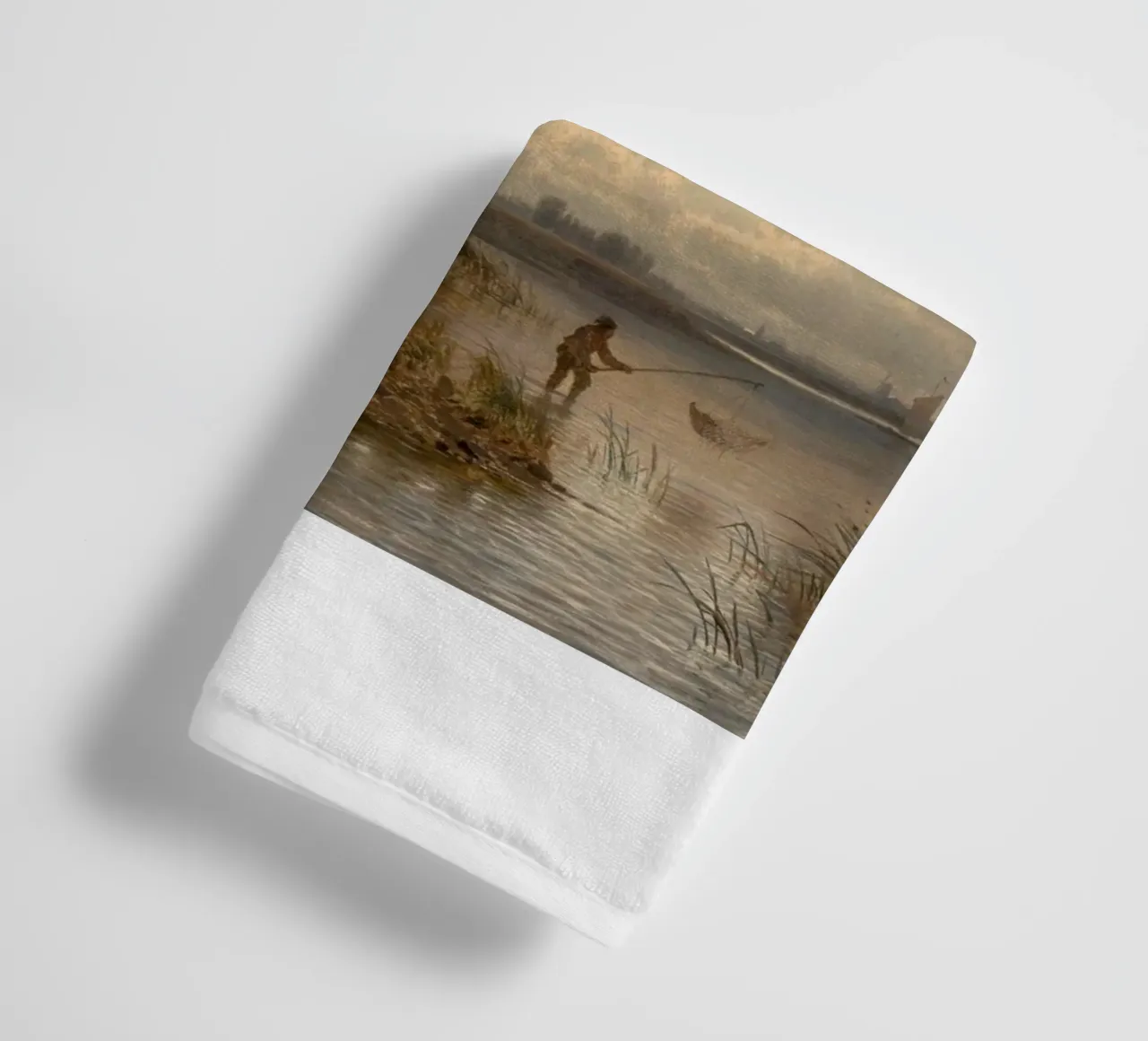man netting fish towel by pleceng shope