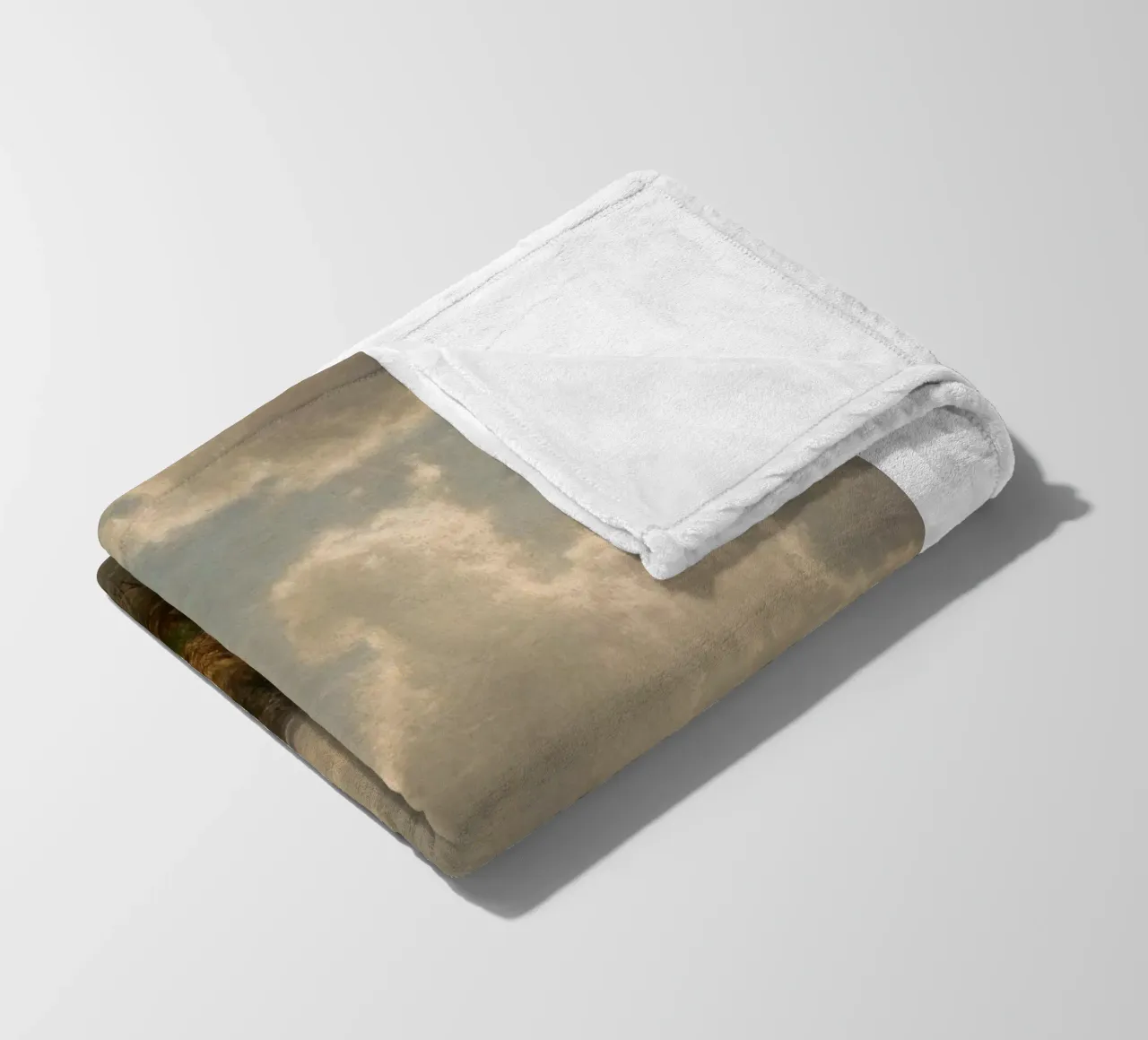 man netting fish fleece blanket by pleceng shope