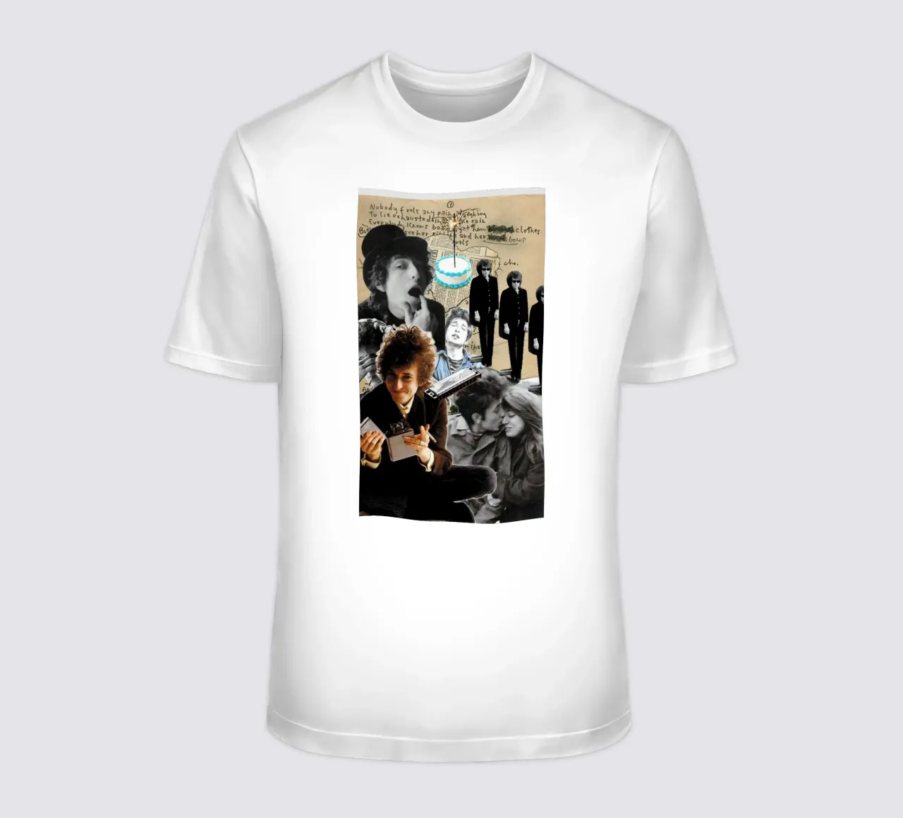 Bob Dylan in armonia t-shirt da xerico