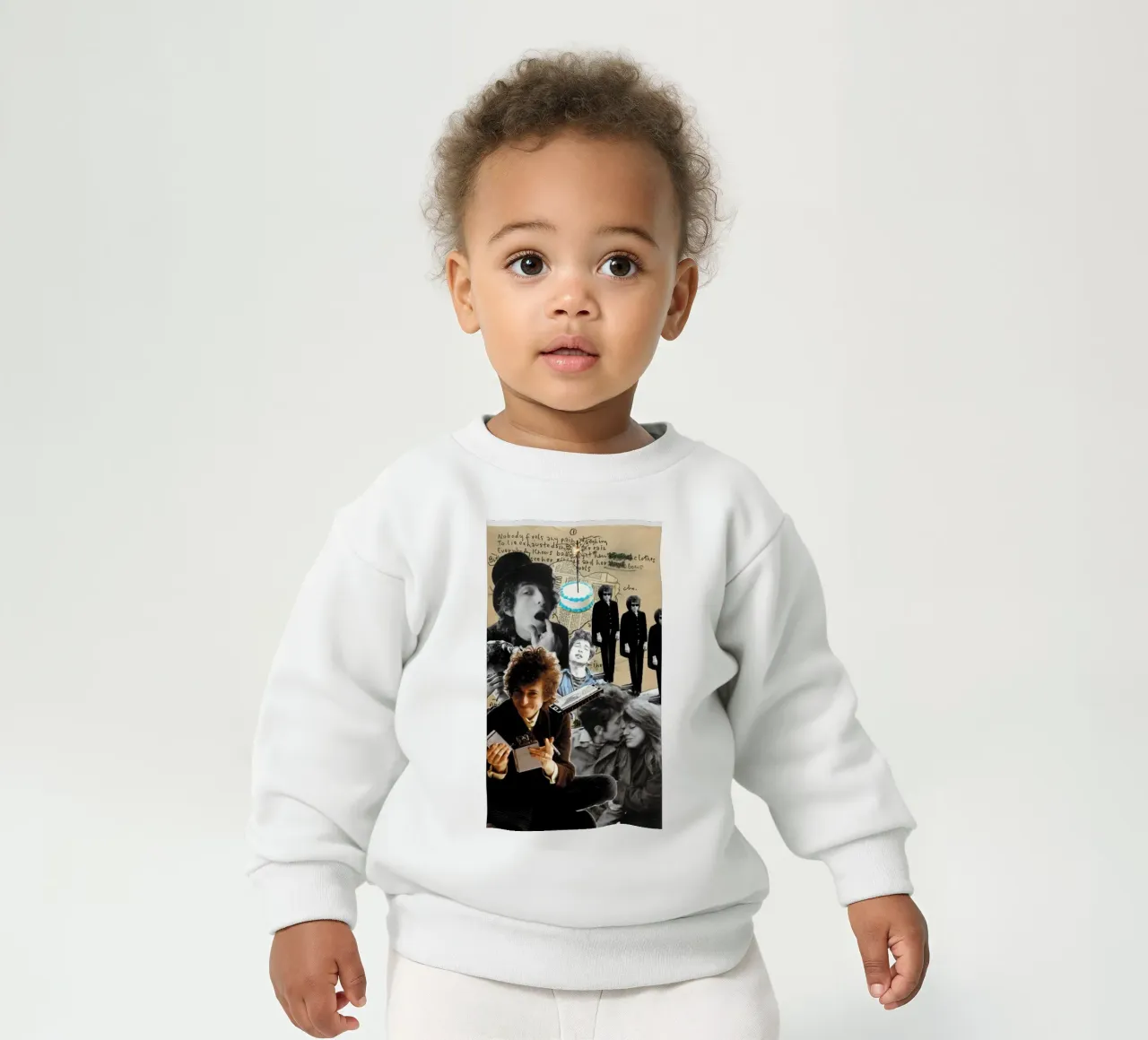 Bob Dylan in armonia felpa neonato da xerico