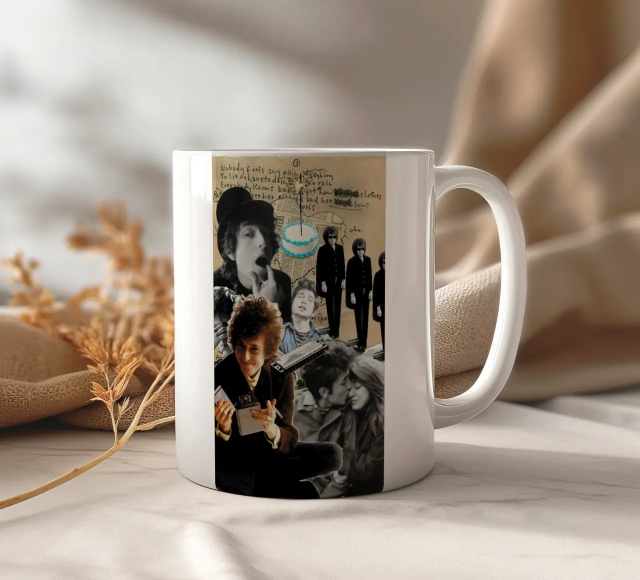 Bob Dylan in armonia tazza in ceramica da xerico