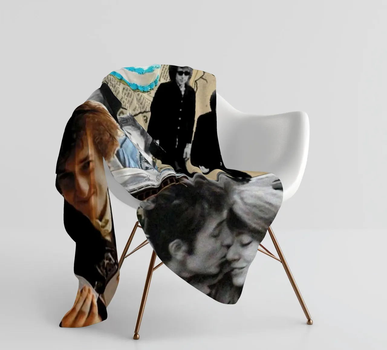 Bob Dylan in armonia coperta in pile da xerico