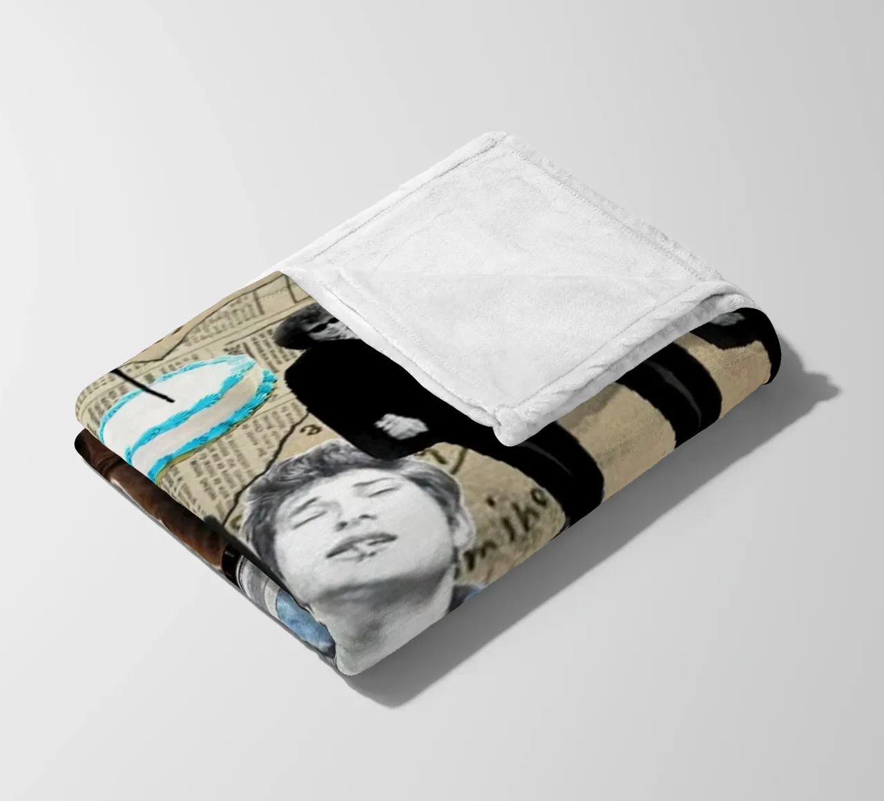 Bob Dylan in armonia coperta in pile da xerico