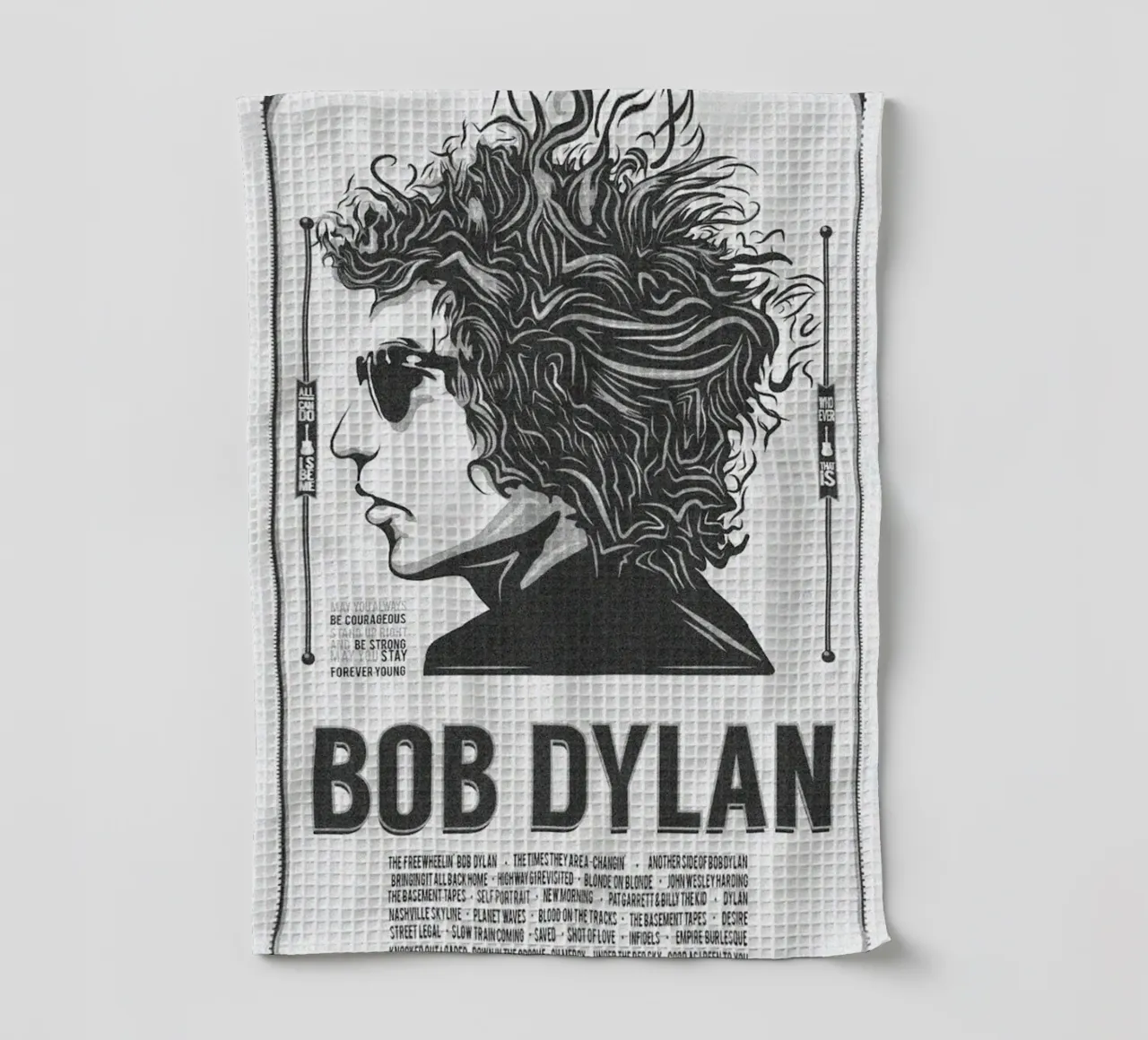Nuit intemporelle de Bob Dylan torchon de xerico