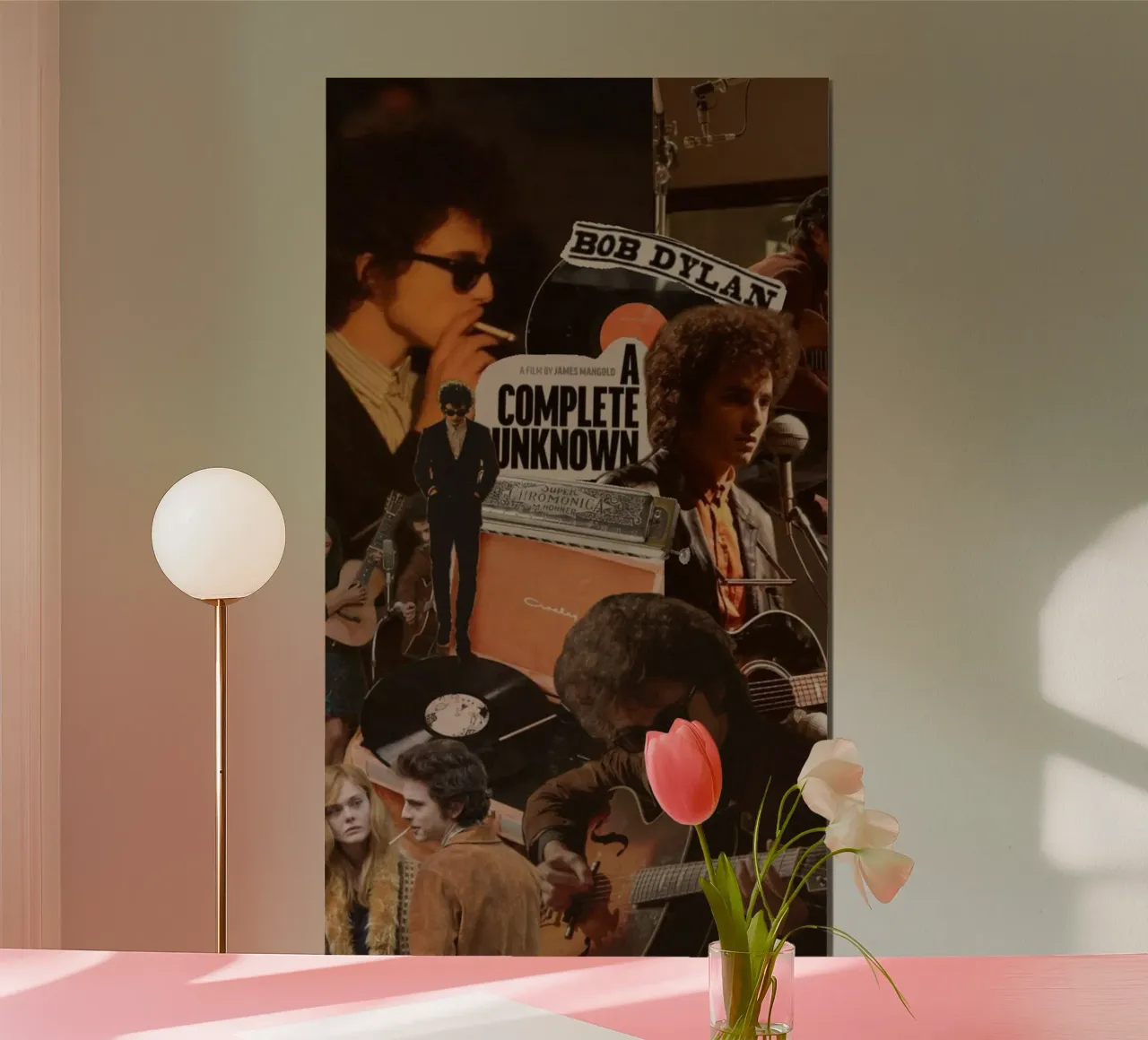 L'eredità di Bob Dylan poster con telaio in legno da xerico