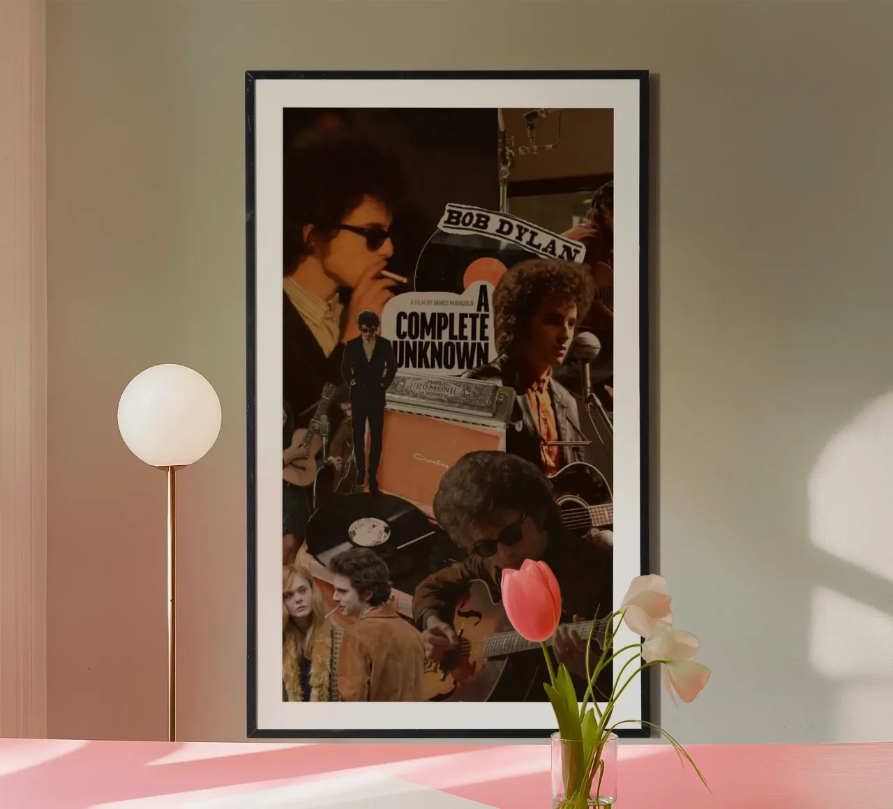 L'eredità di Bob Dylan poster con telaio in legno da xerico