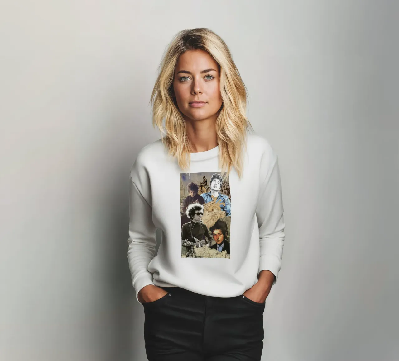 Bob Dylan In Concert sweatshirt van xerico