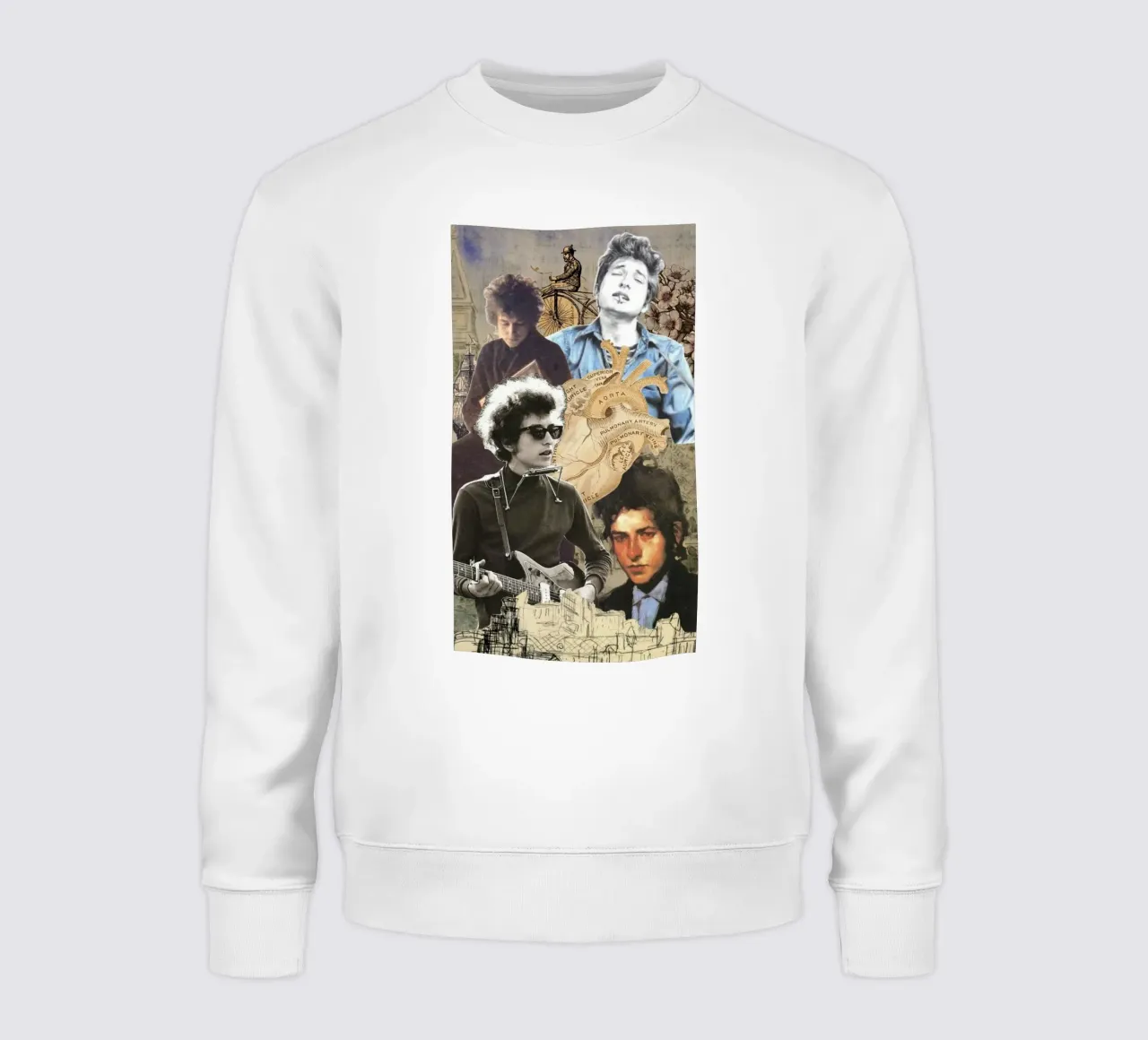 Bob Dylan In Concert sweatshirt van xerico