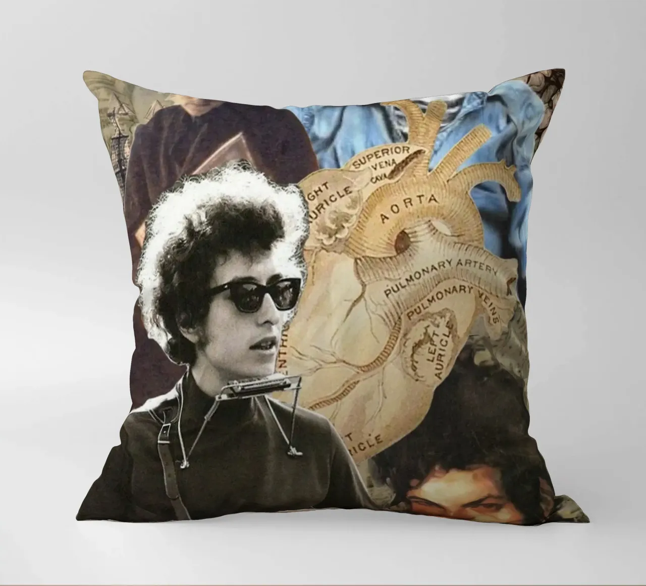 Bob Dylan in concerto cuscino da xerico
