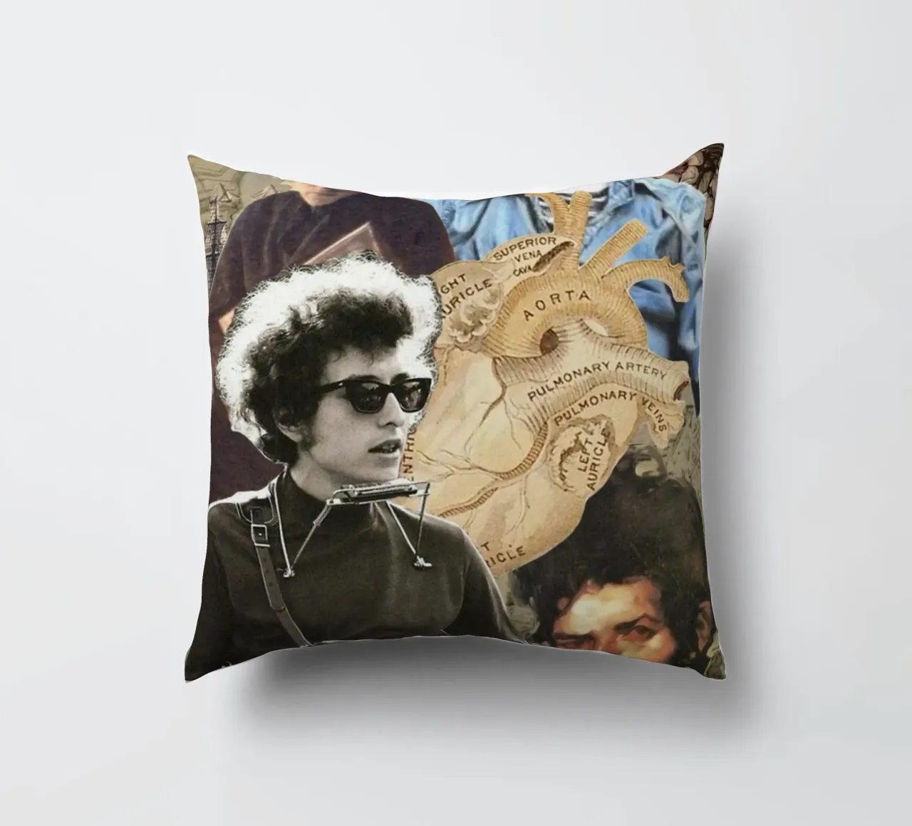 Bob Dylan in concerto cuscino da xerico