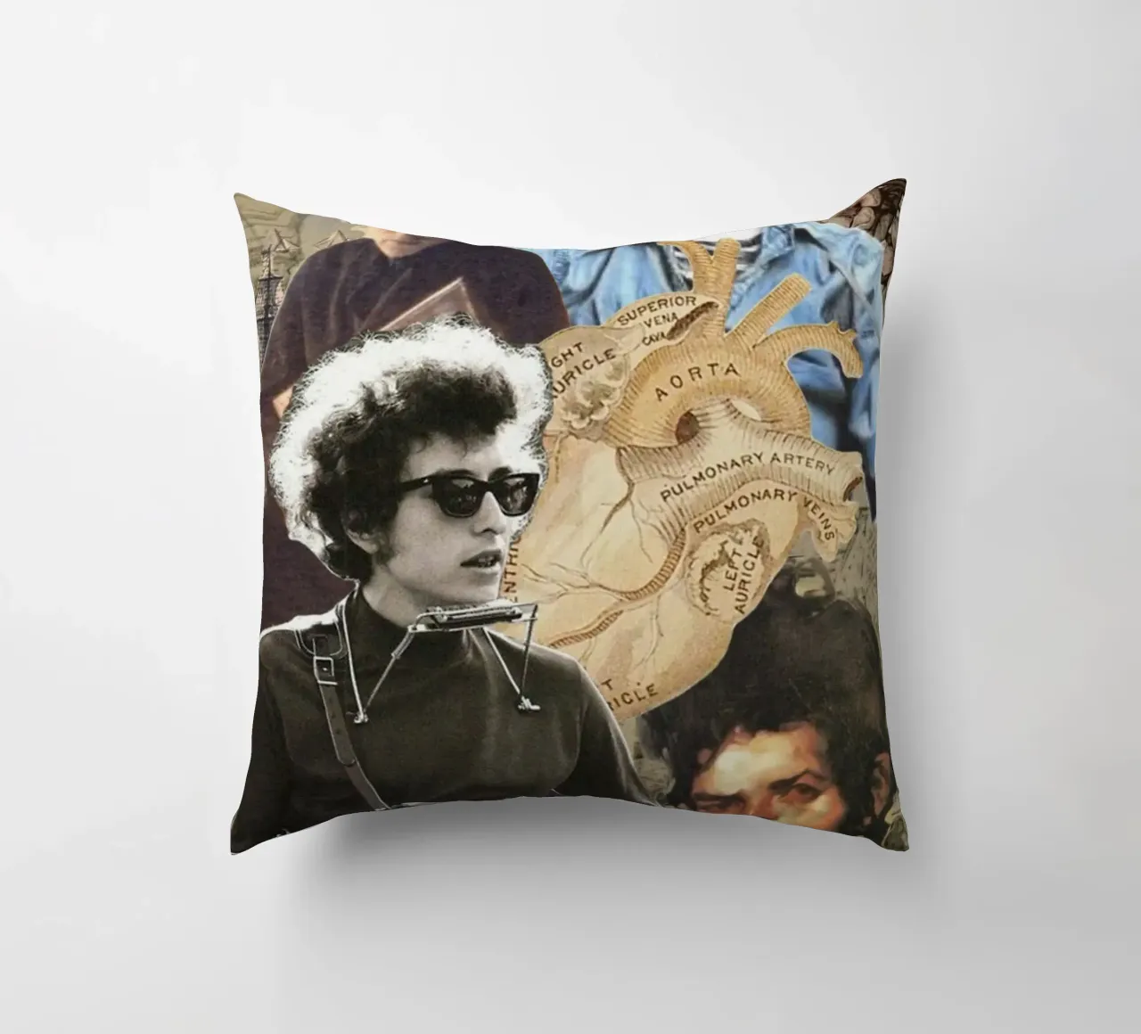 Bob Dylan in concerto cuscino da xerico