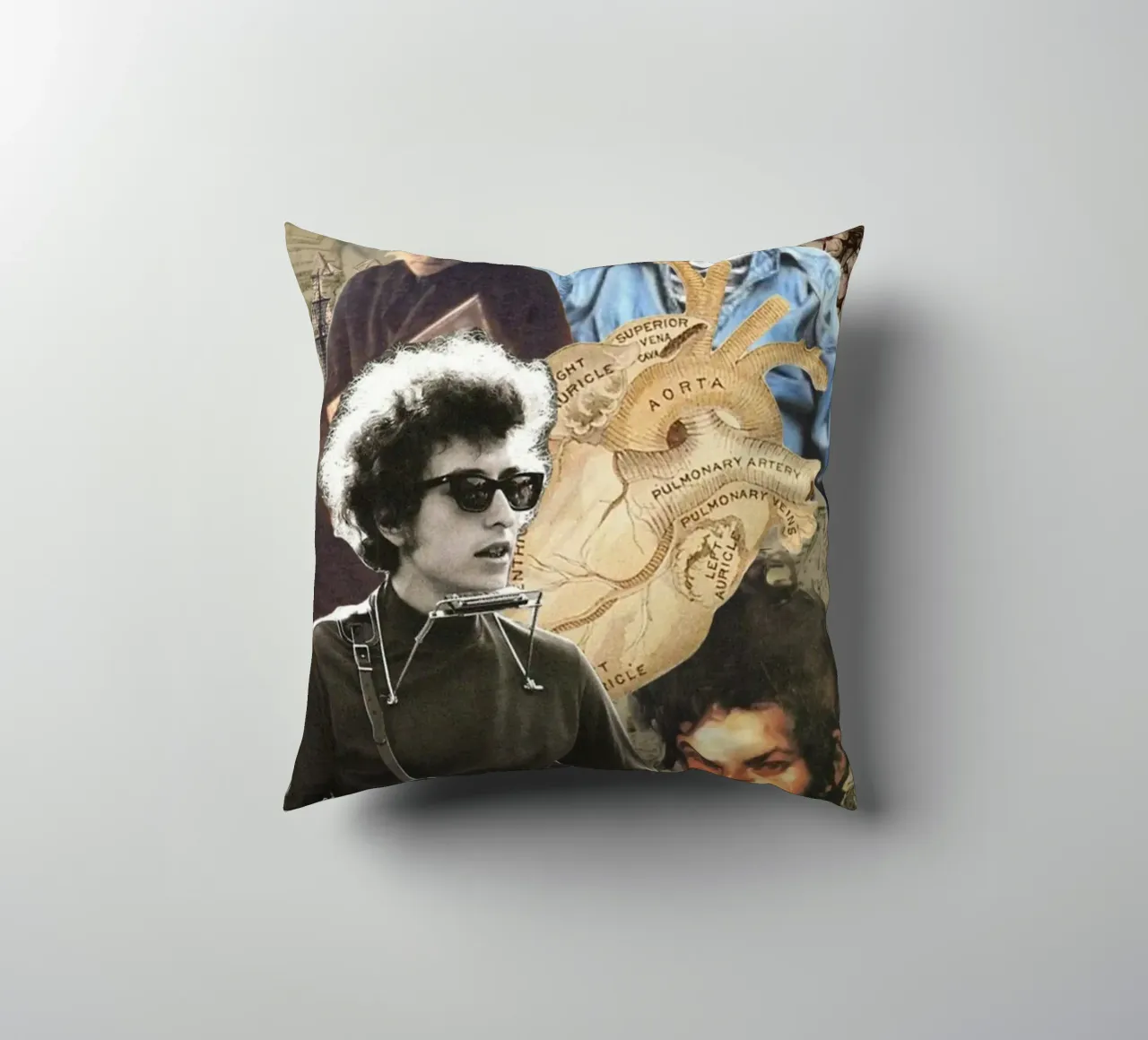 Bob Dylan in concerto cuscino da xerico