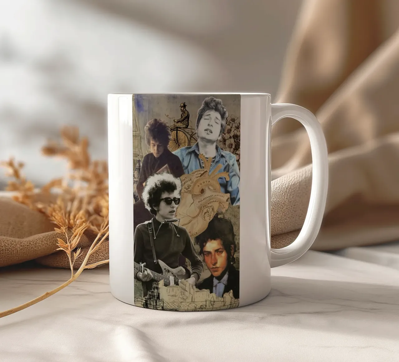 Bob Dylan in concerto tazza in ceramica da xerico