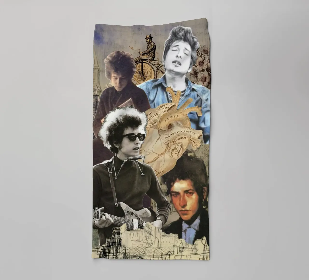 Bob Dylan in concerto asciugamano da bagno da xerico