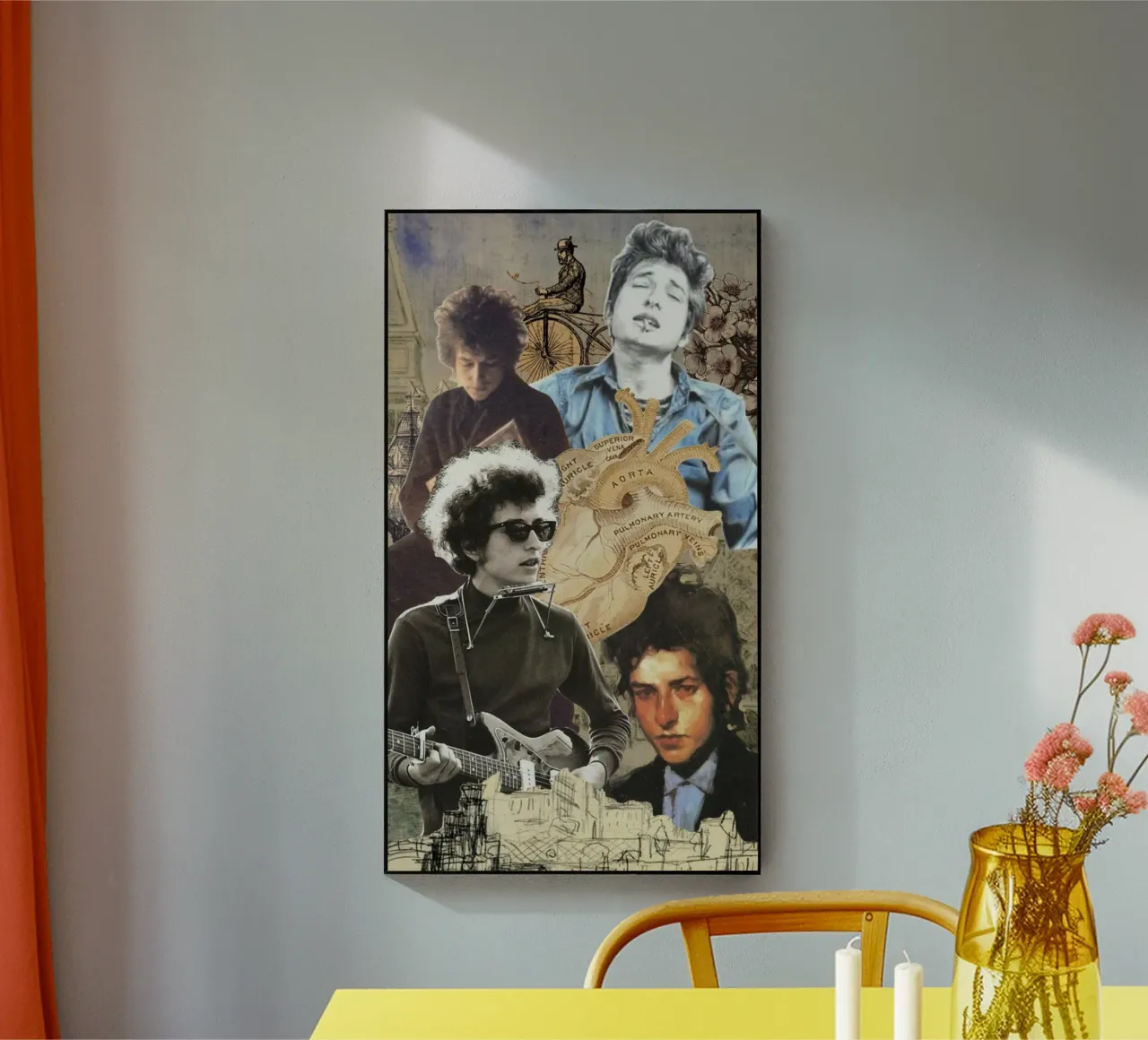 Bob Dylan in concerto plexiglass da xerico