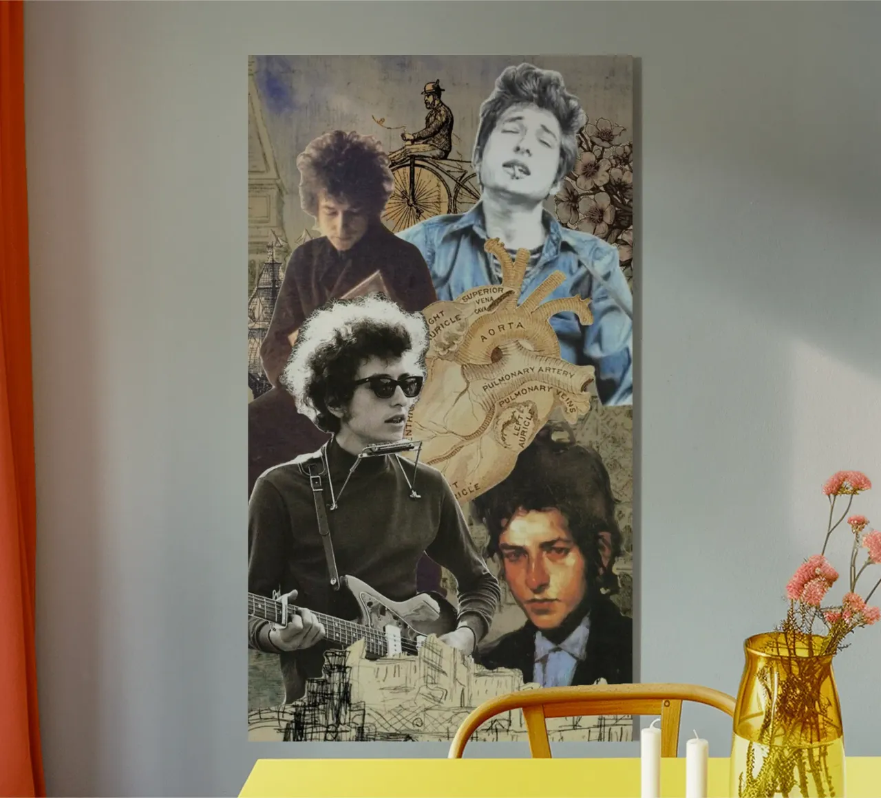 Bob Dylan in concerto plexiglass da xerico