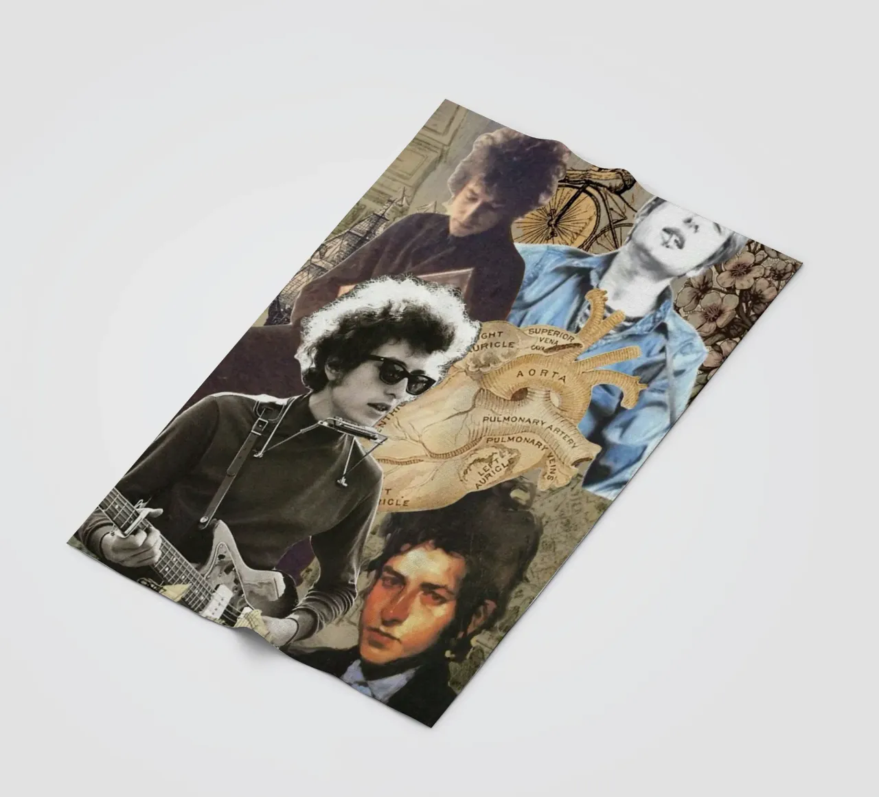 Bob Dylan in concerto coperta in pile da xerico
