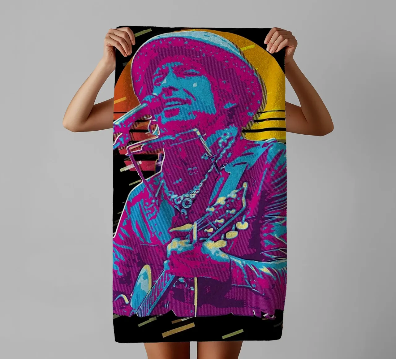 Strings Under The Stars towel by xerico