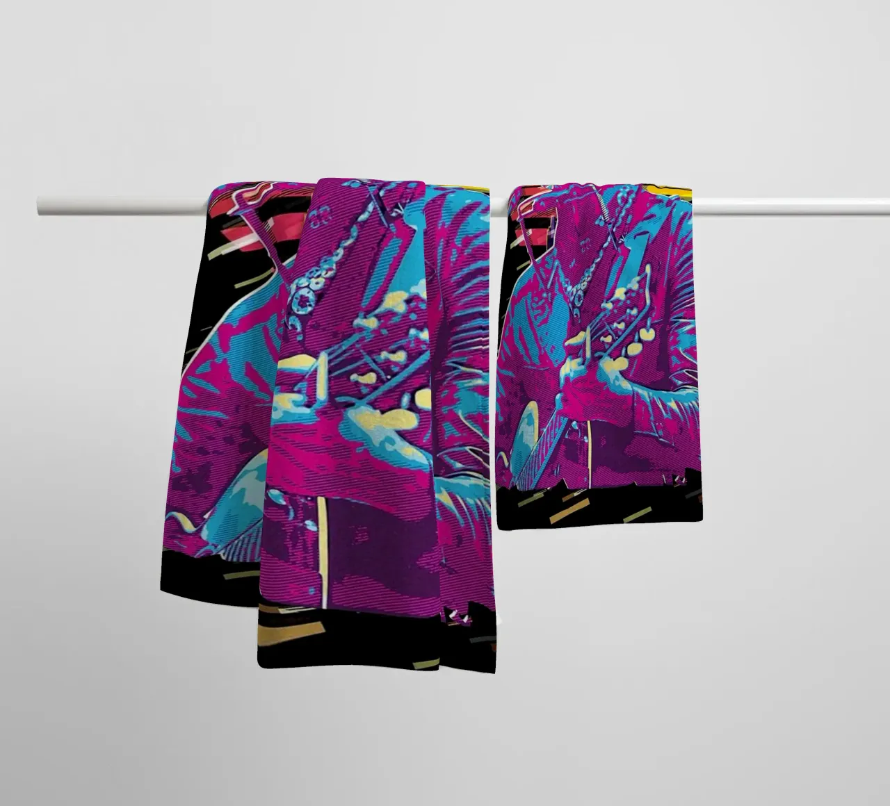 Strings Under The Stars towel by xerico