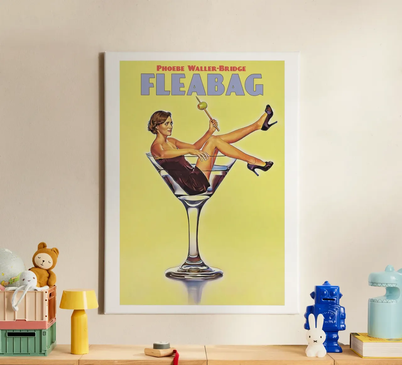 Phoebe Waller-Bridge Fleabag Movie canvas with Floater frame by jhomekhonde