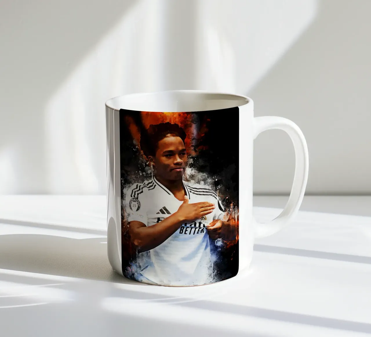 Endrick Felipe tazza in ceramica da MasterInkArt