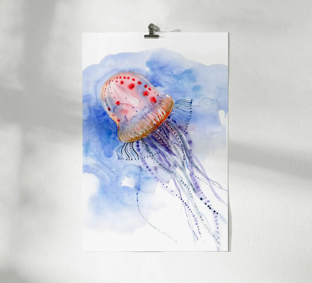 Meduse - immersioni in mare aperto poster con telaio in plastica da Norman Click