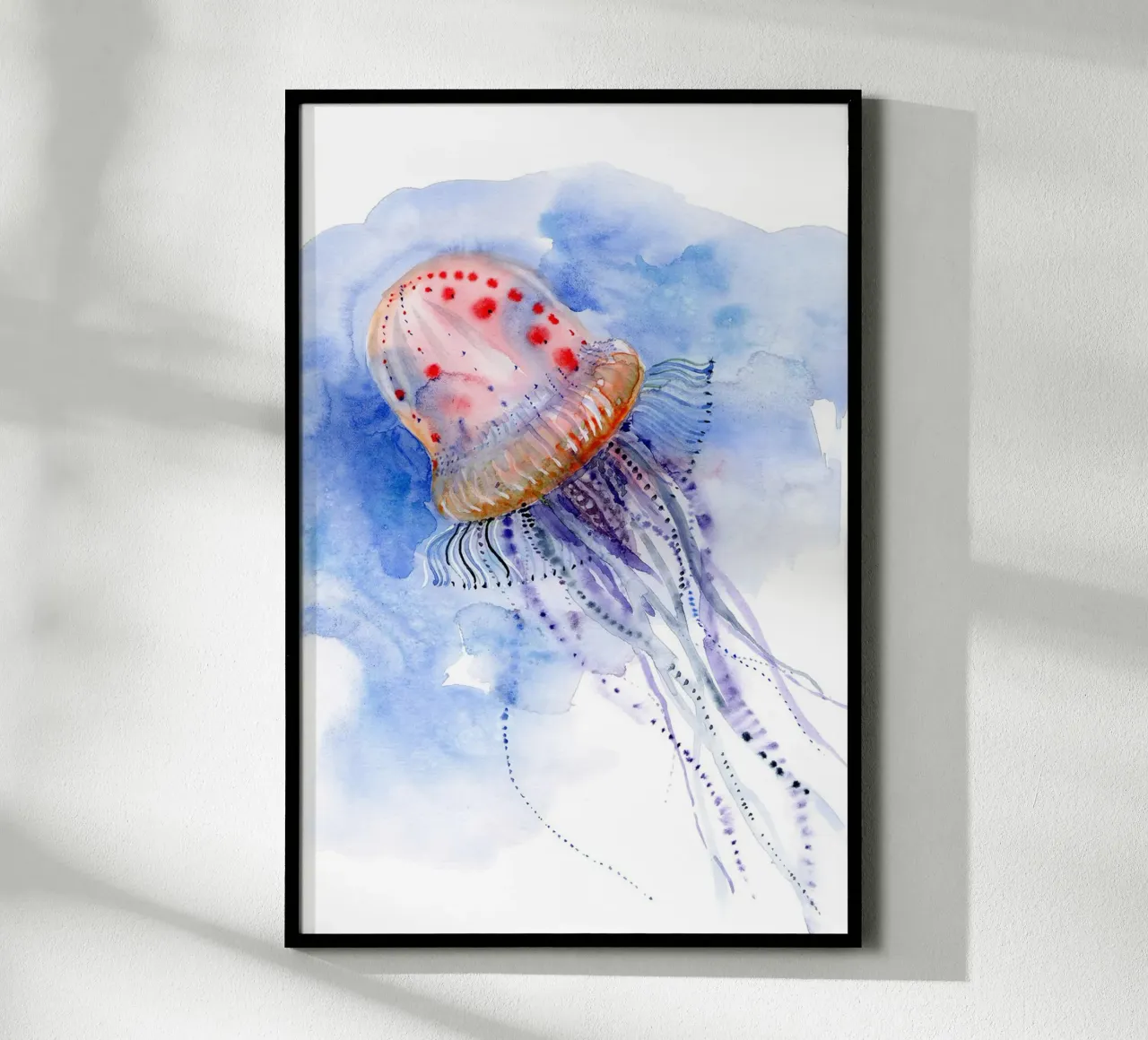 Meduse - immersioni in mare aperto poster con telaio in plastica da Norman Click