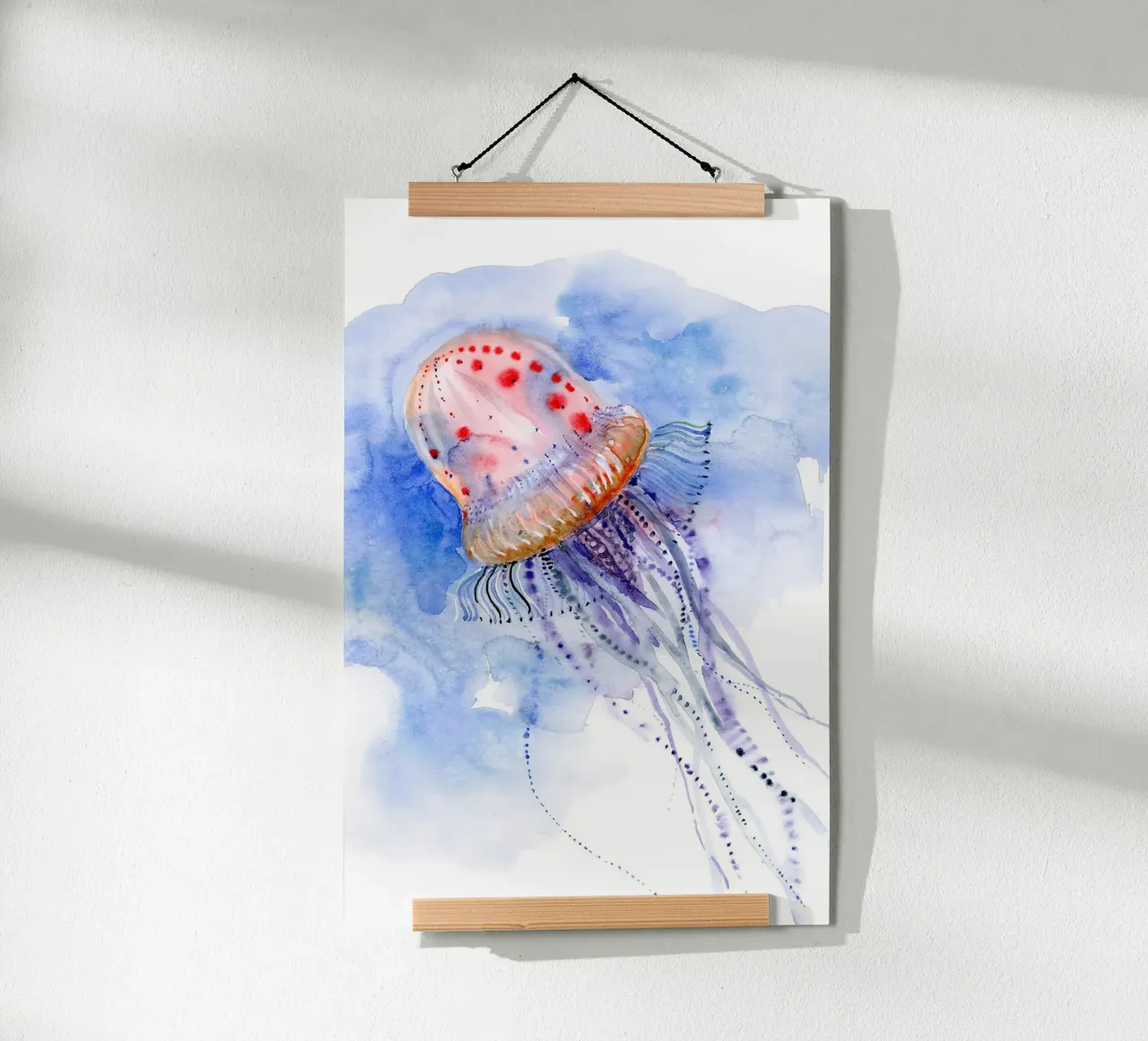 Meduse - immersioni in mare aperto poster con telaio in plastica da Norman Click