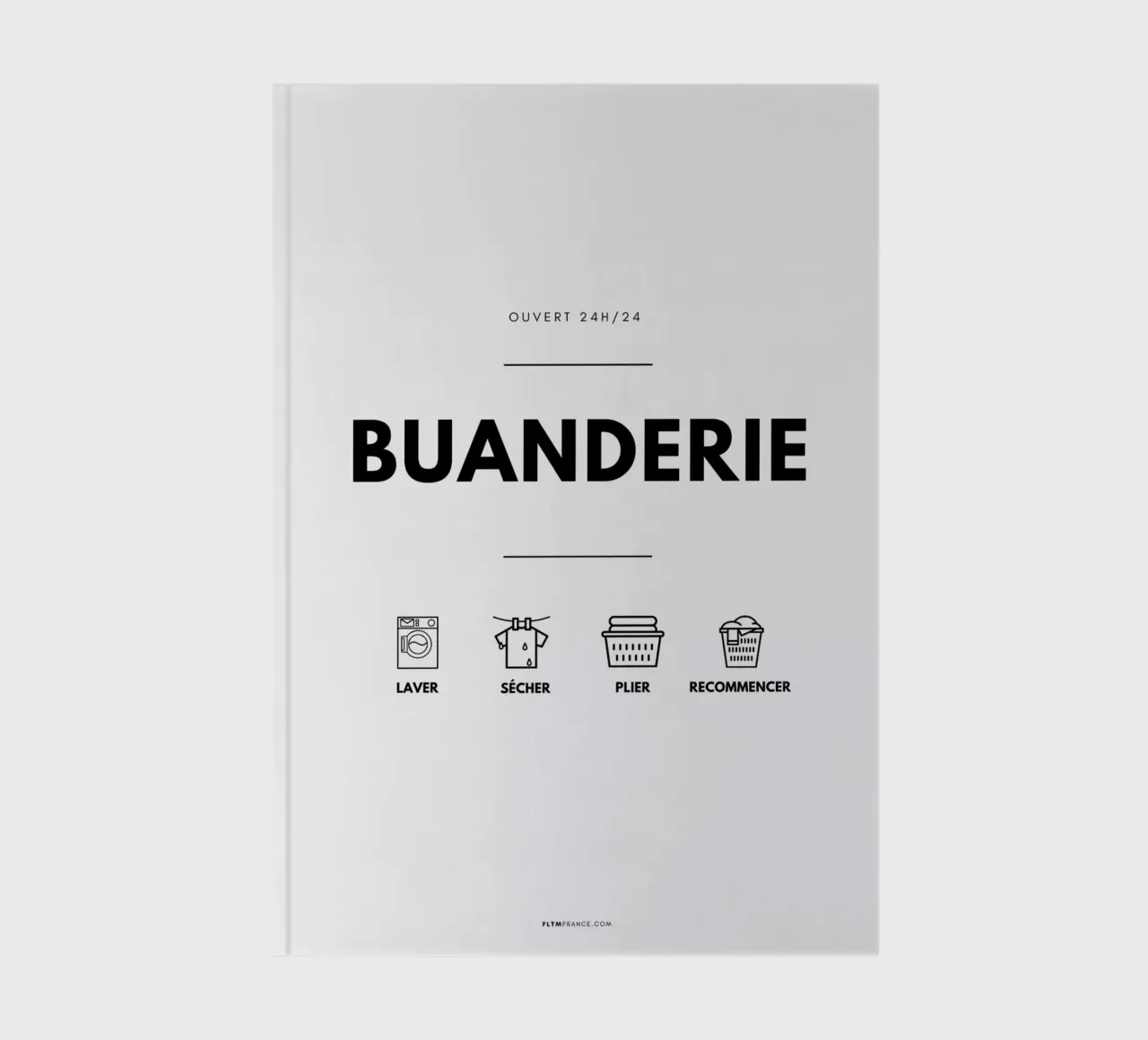 Buanderie notebook by fltmfrance