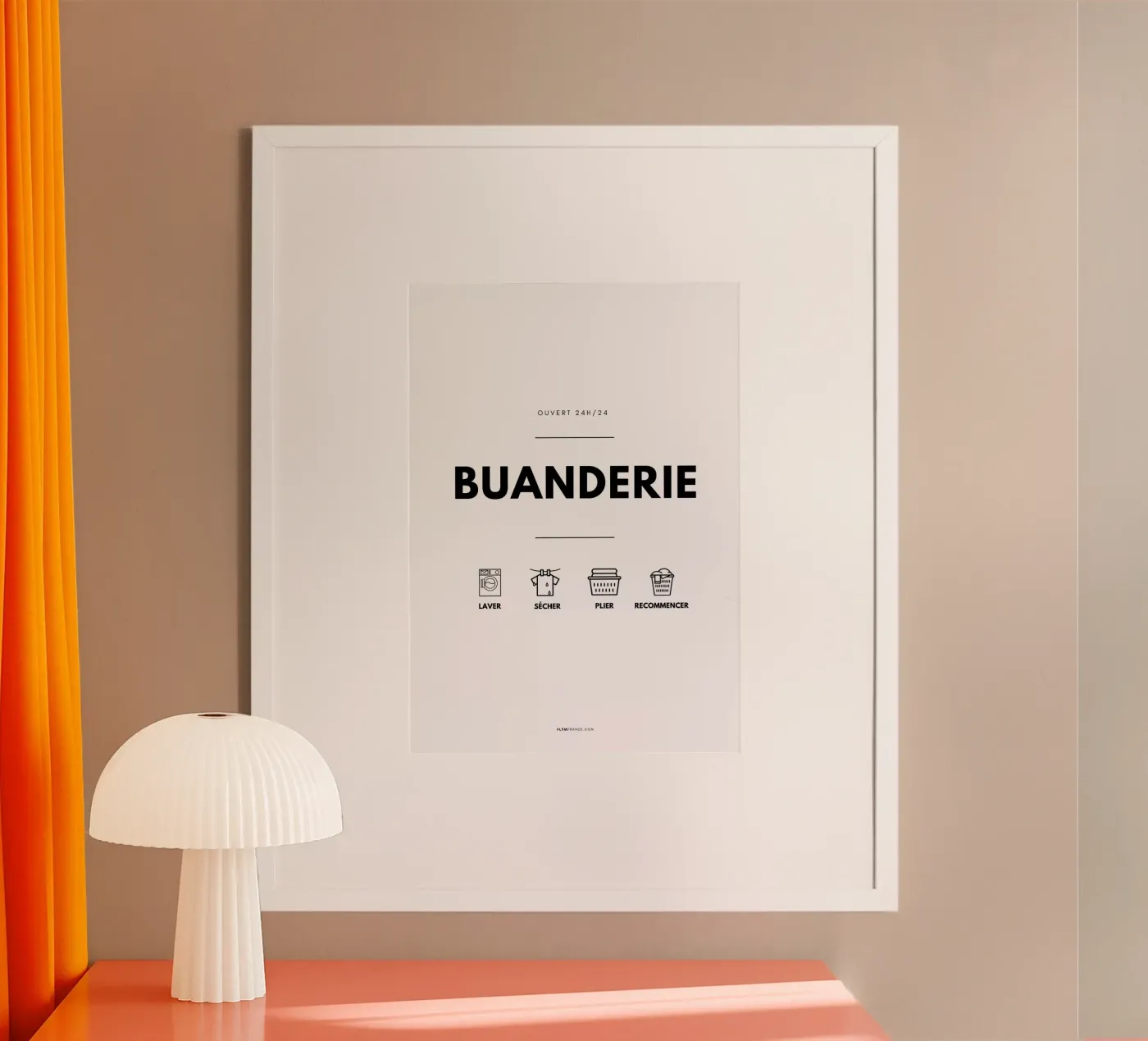 Buanderie poster van fltmfrance