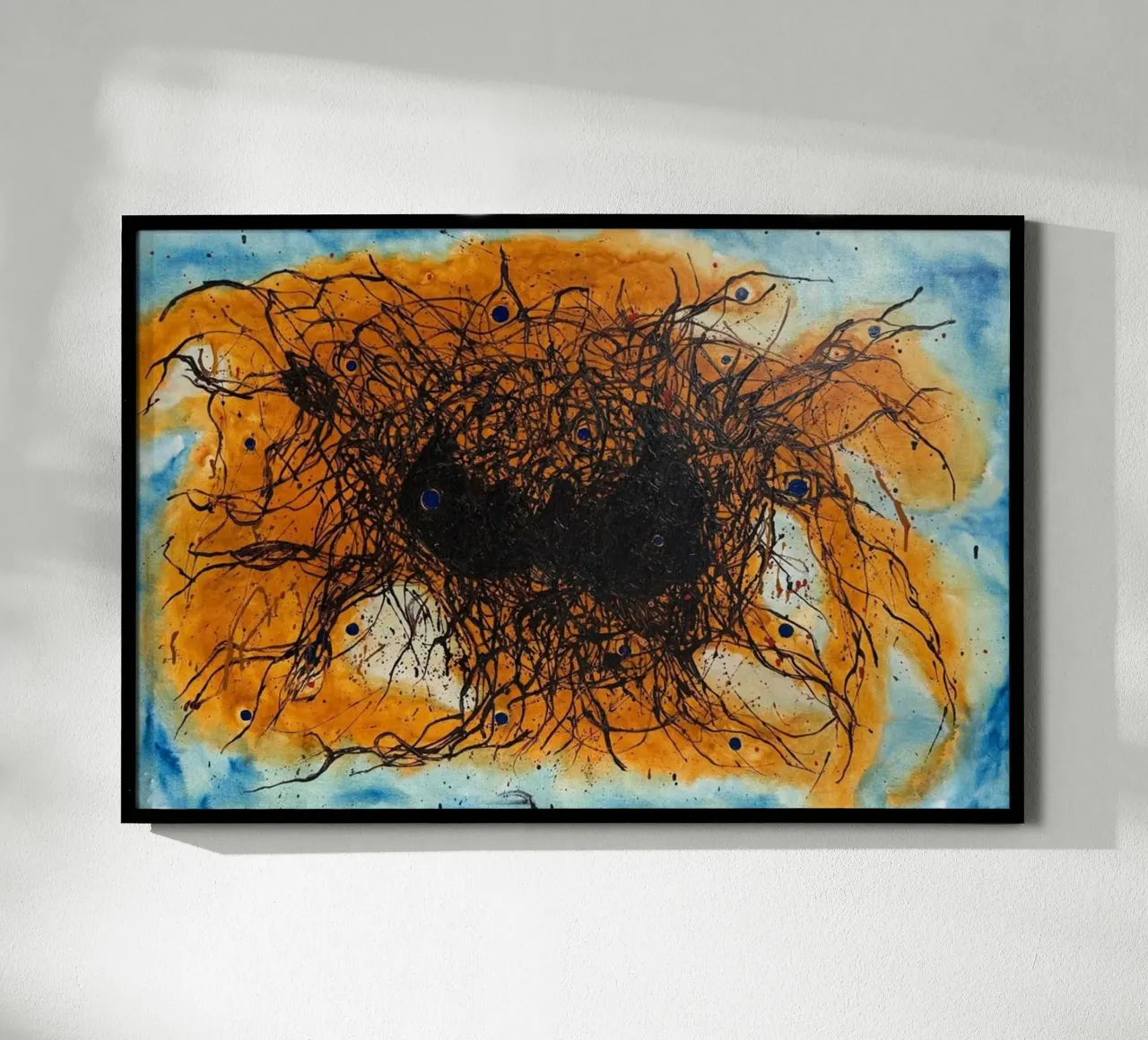forme astratte poster con telaio in alluminio da iding store