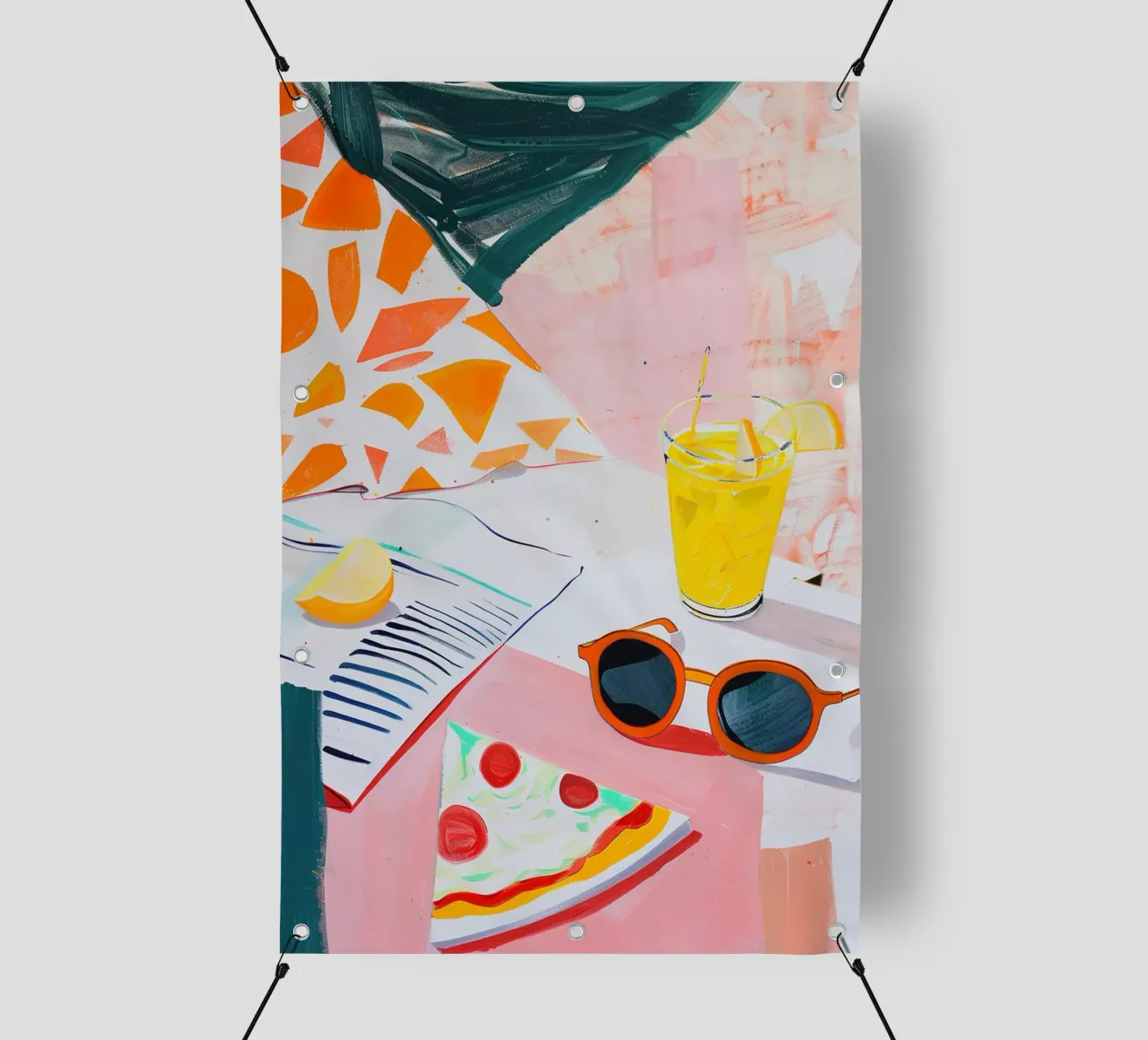 Pizza for breakfast telo in pvc da LeDieg